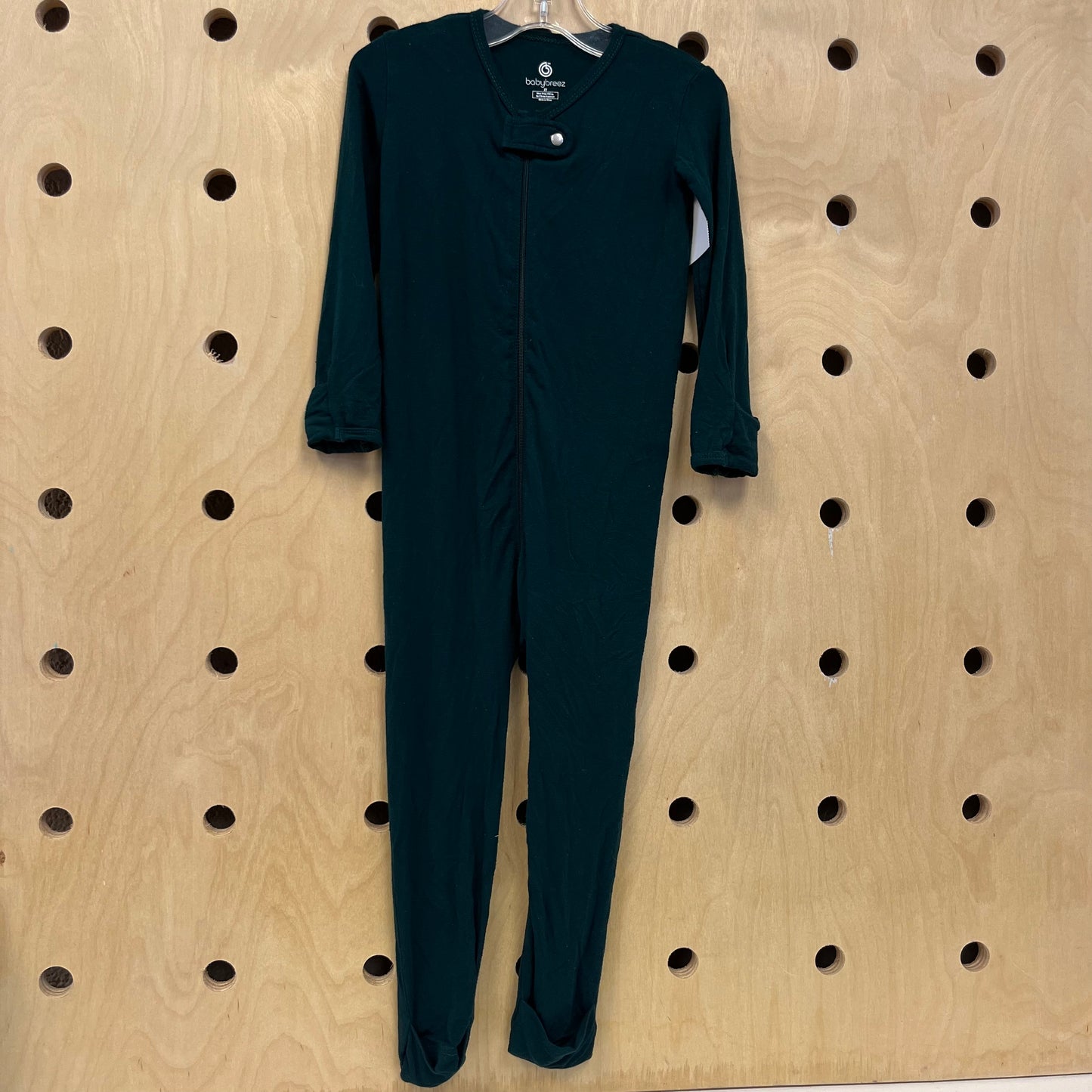 Dark Green Footie Pajamas