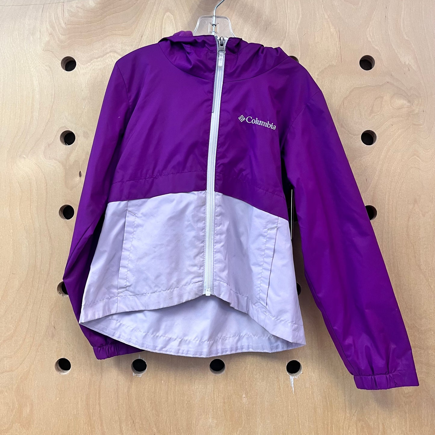 Purple Windbreaker Zip Hoodie