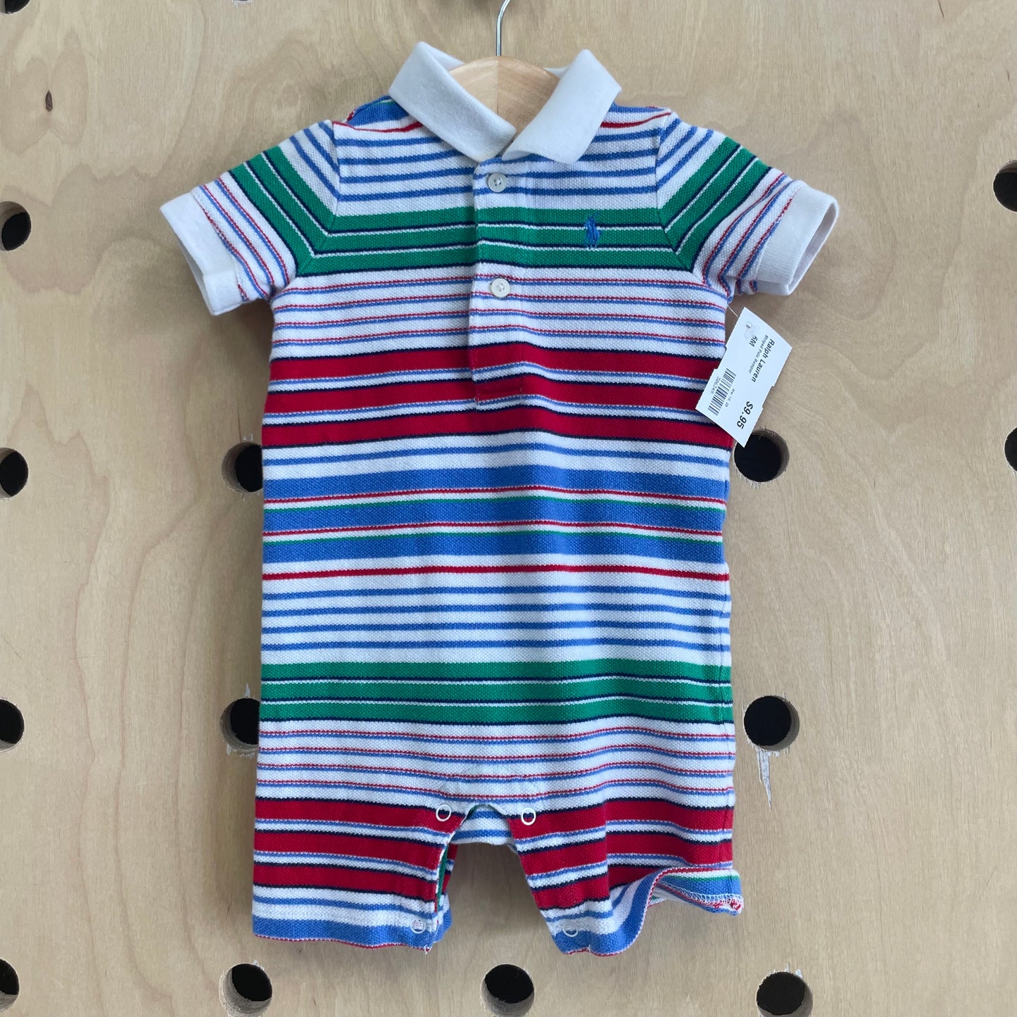 Striped Polo Romper