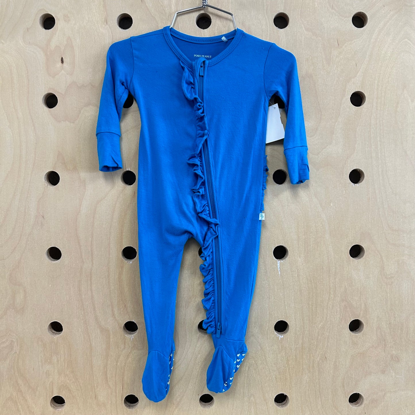 Blue Ruffle Bamboo Zippy
