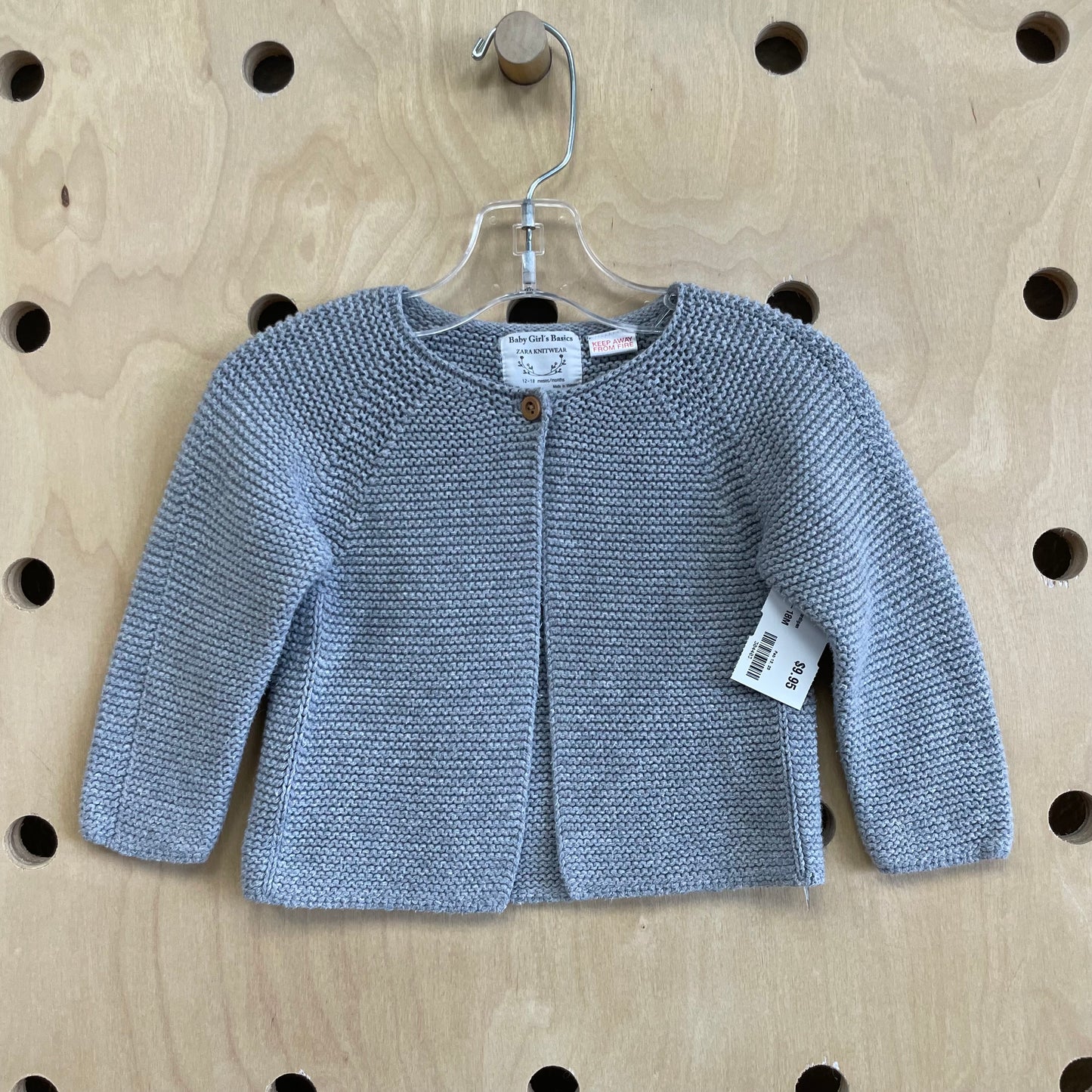 Grey Knit Cardigan