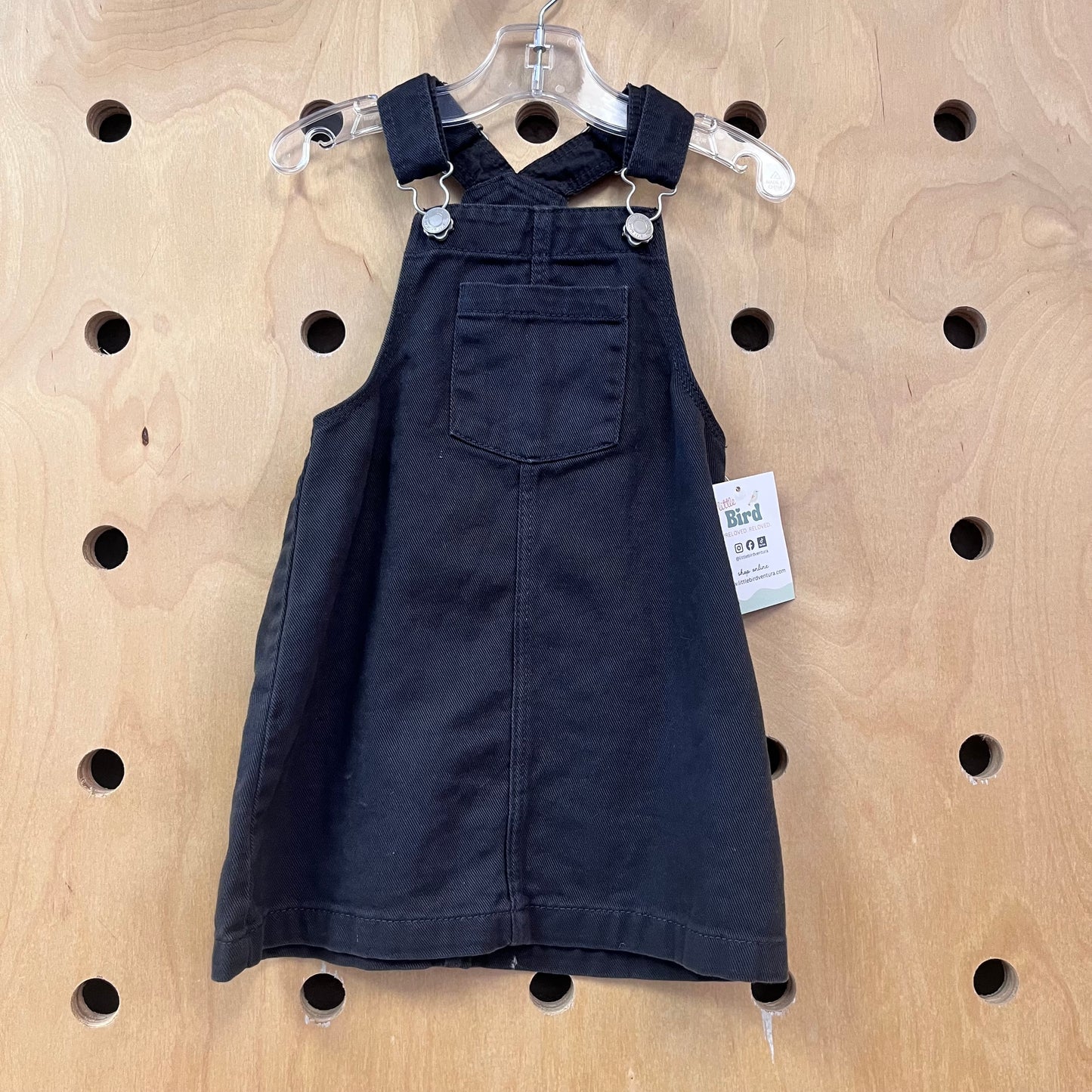 Black Denim Pocket Jumper
