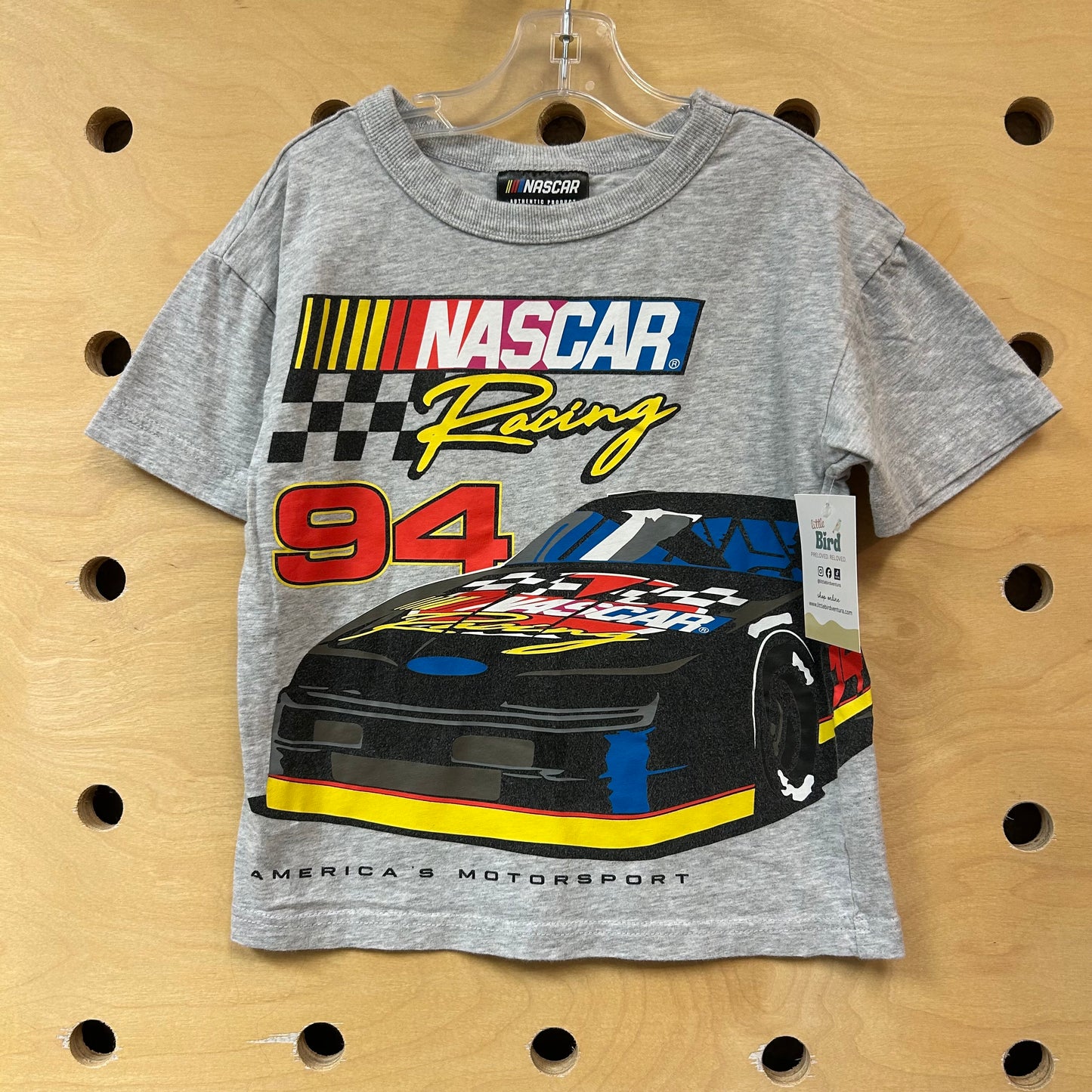 Grey Nascar Racing Tee