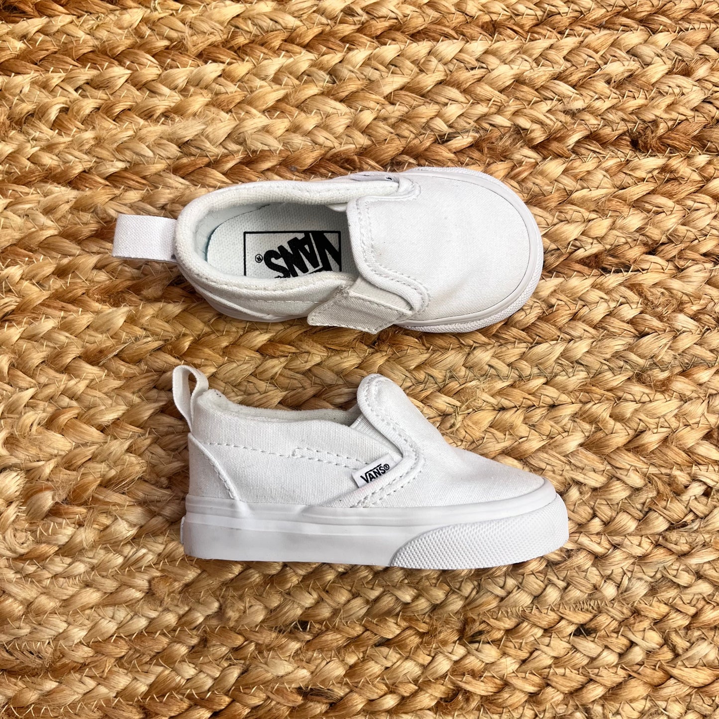 White Skate Slip-Ons