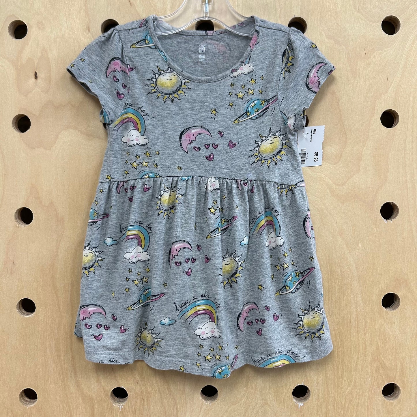 Grey Planets Tee