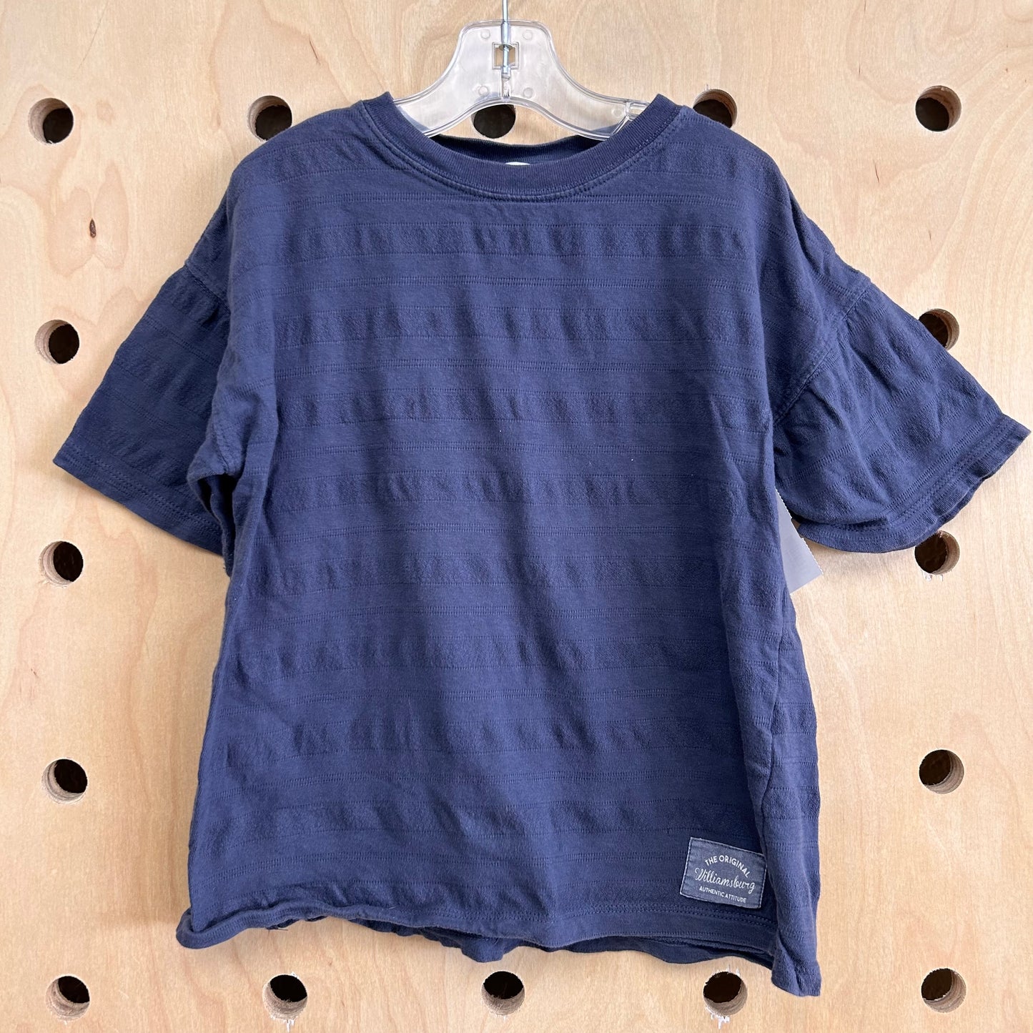 Blue Textured Shirt