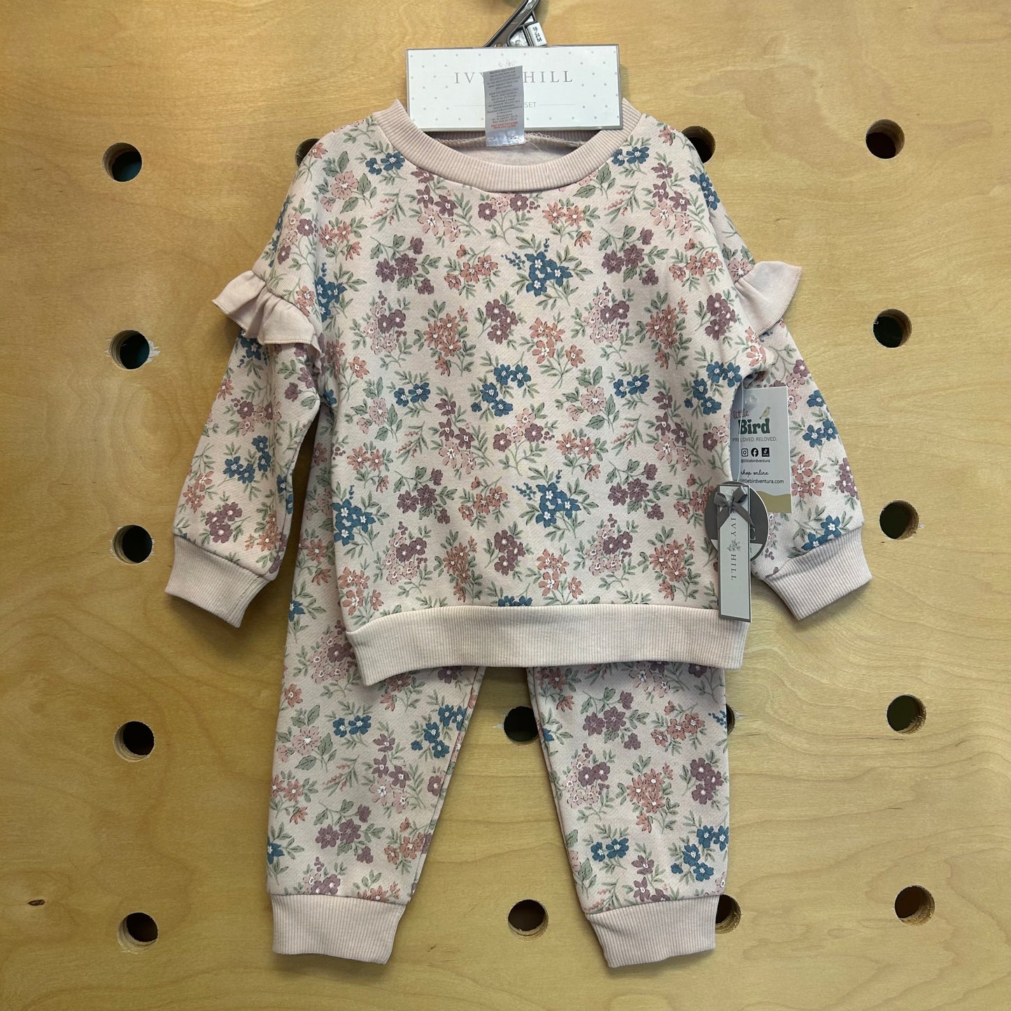 Blush/Blue Floral Outfit NEW!