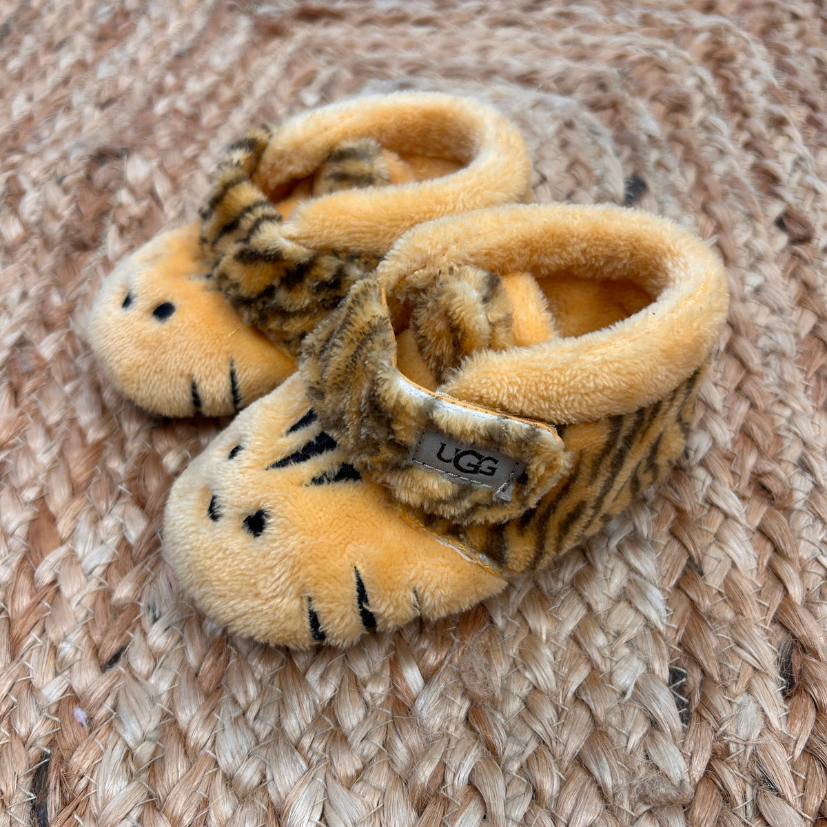 Orange Tiger Slippers