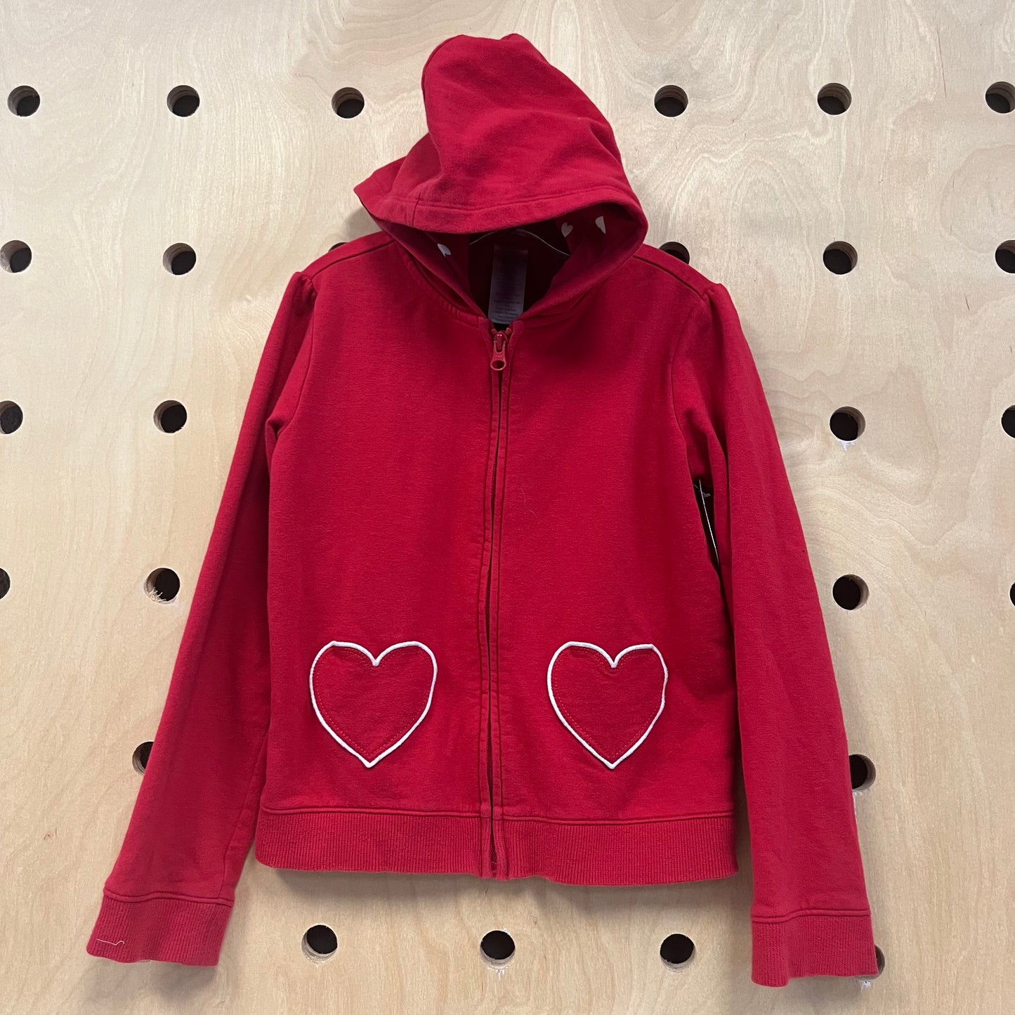 Red Heart Pocket Hoodie