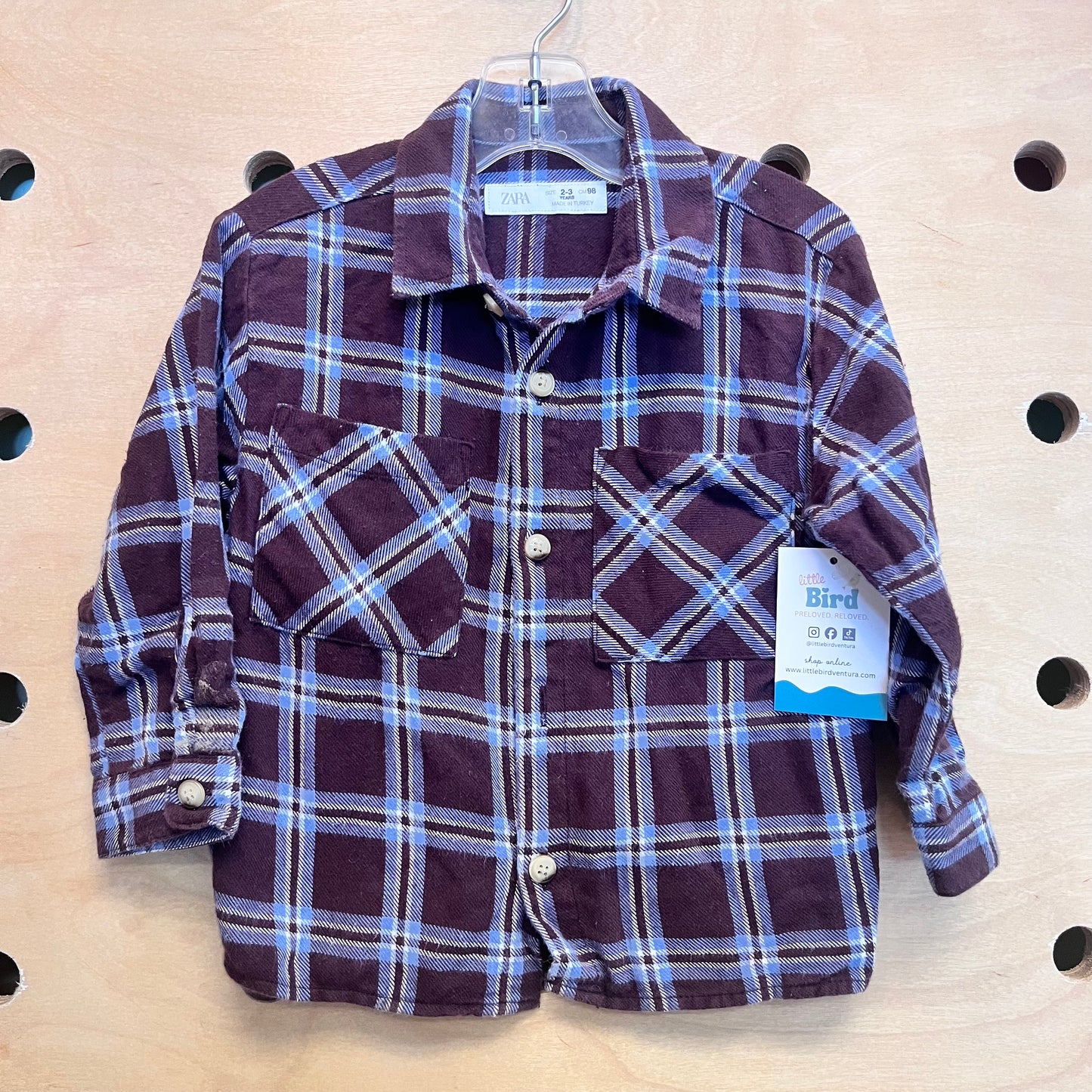 Brown & Blue Flannel