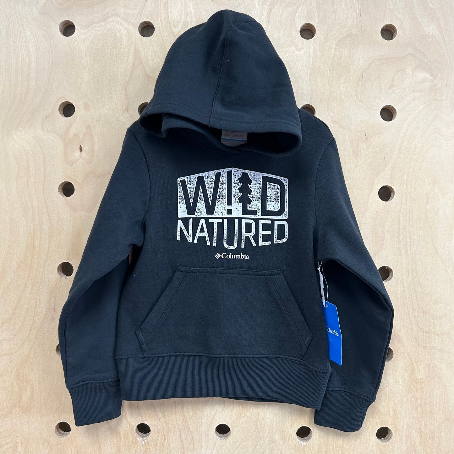 Black Wild Natured Hoodie Pullover NEW!