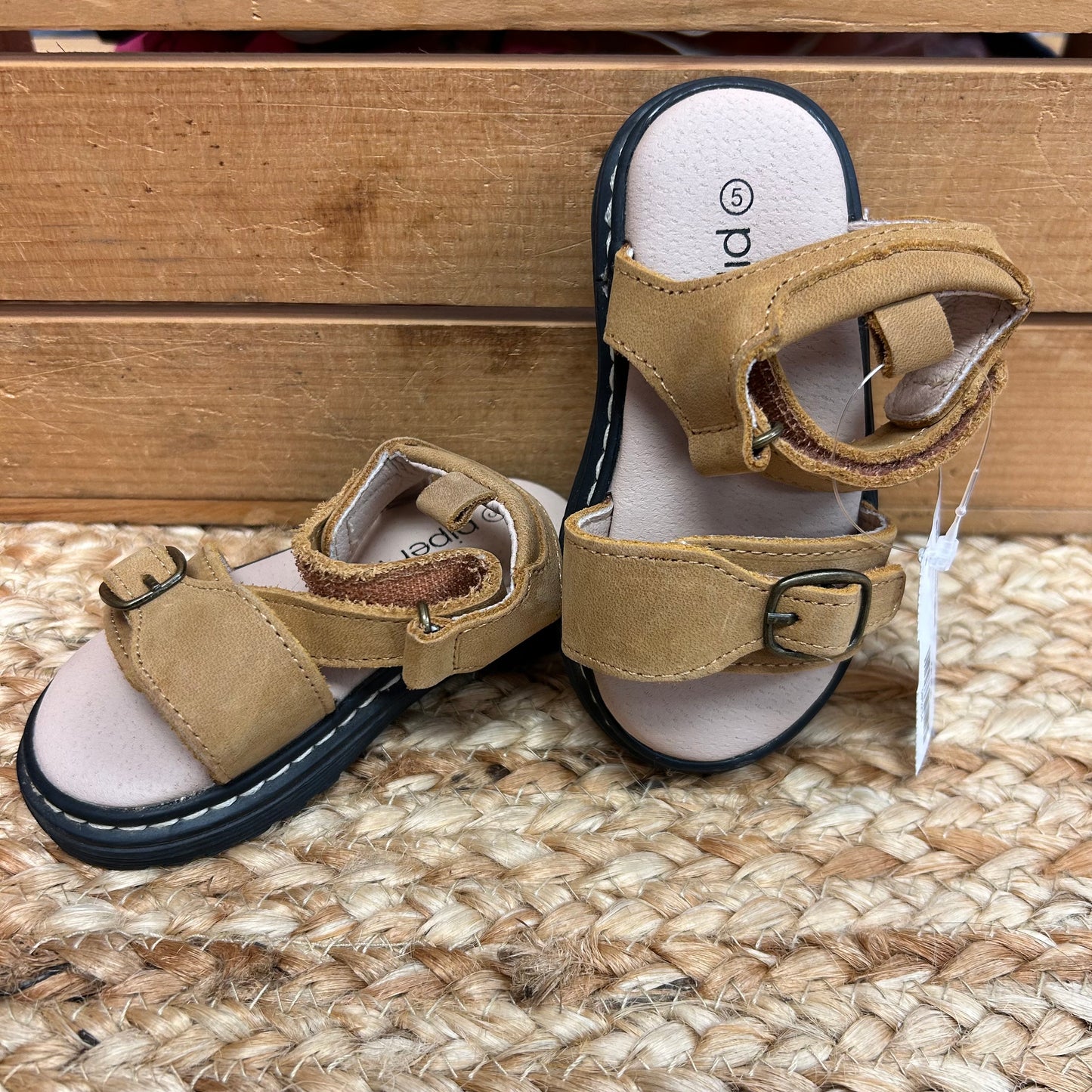 Brown Cushioned Sandals