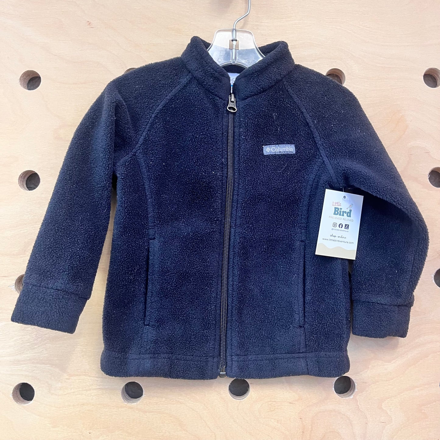 Black Fleece Zip Jacket