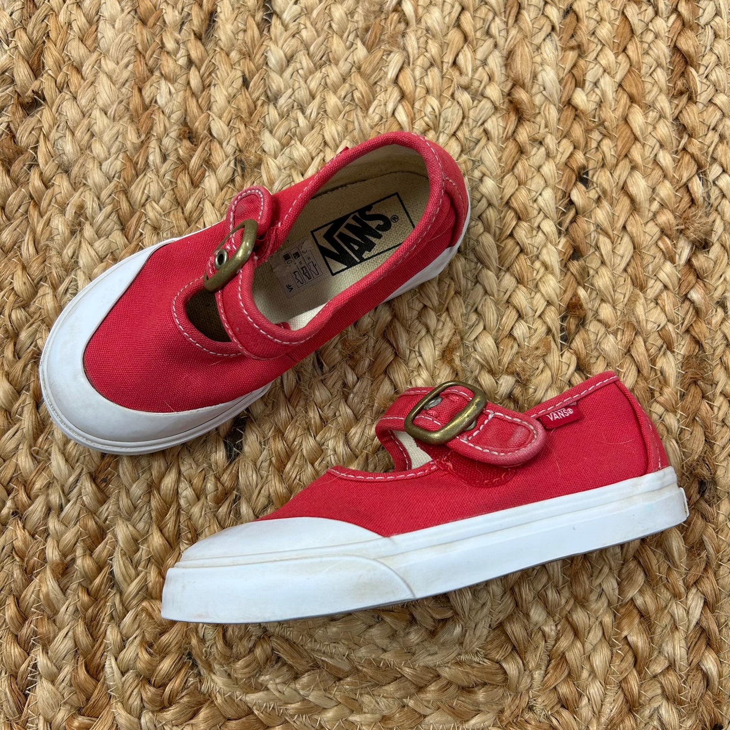Red Mary Jane Sneakers