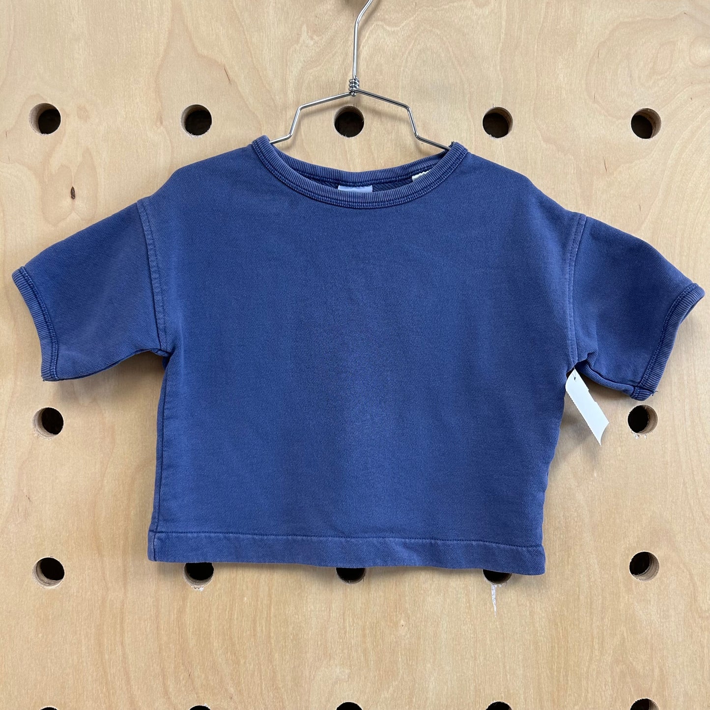 Blue French Terry Top