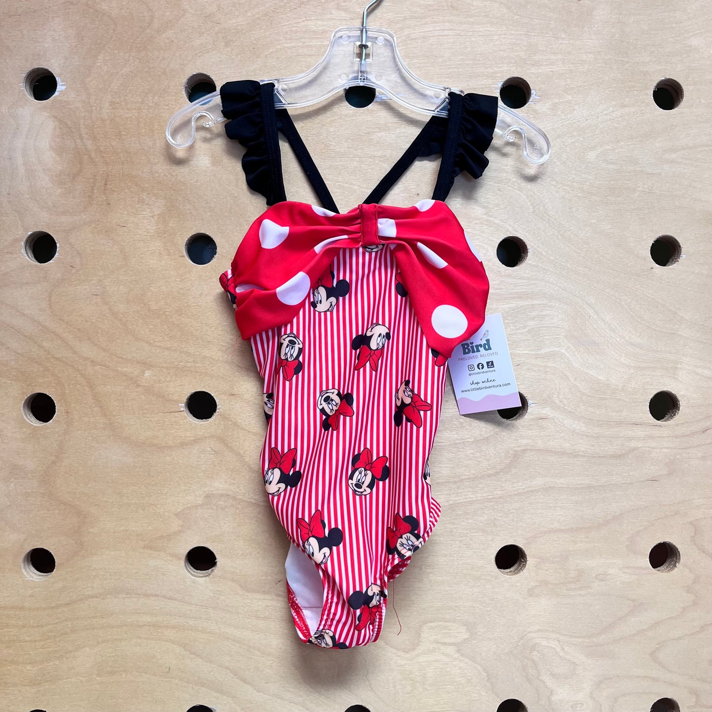Red Striped Minnies Swimsuit
