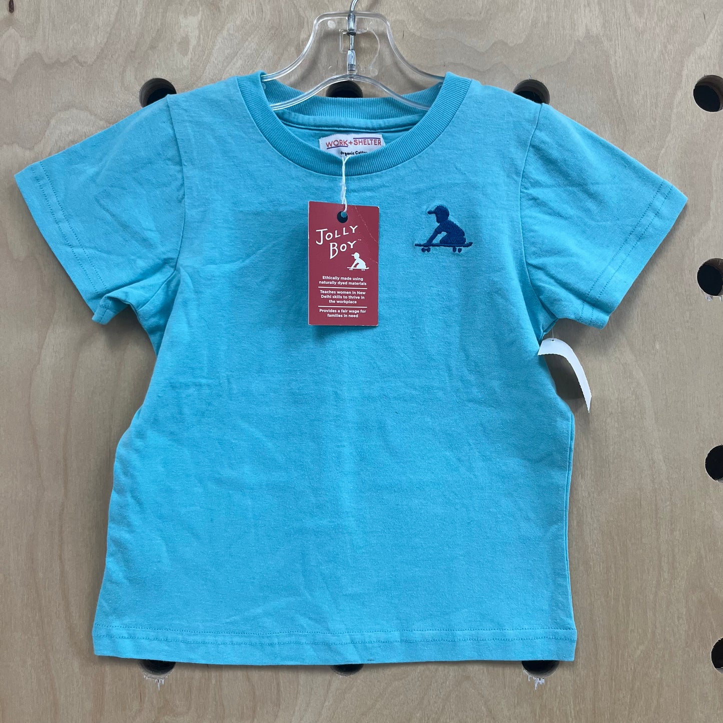 Teal Embroidered Logo Tee NEW!