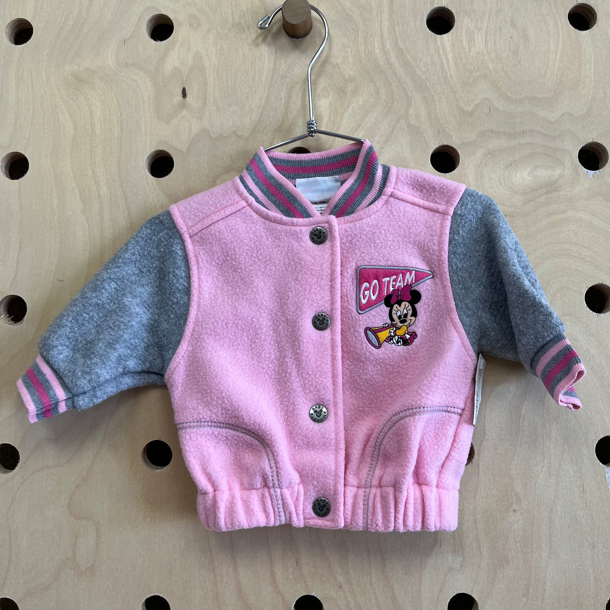 Pink Fleece Minnie Team Jacket