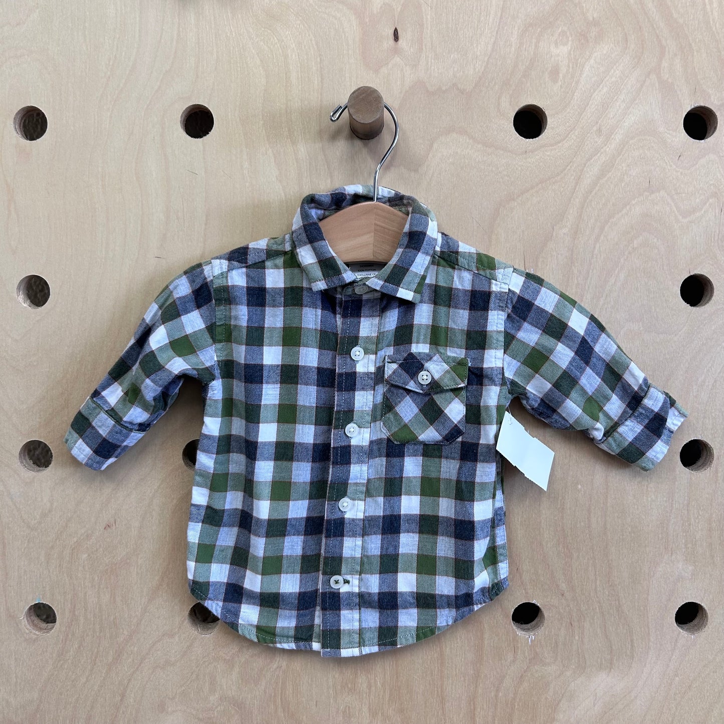 Green Plaid Flannel