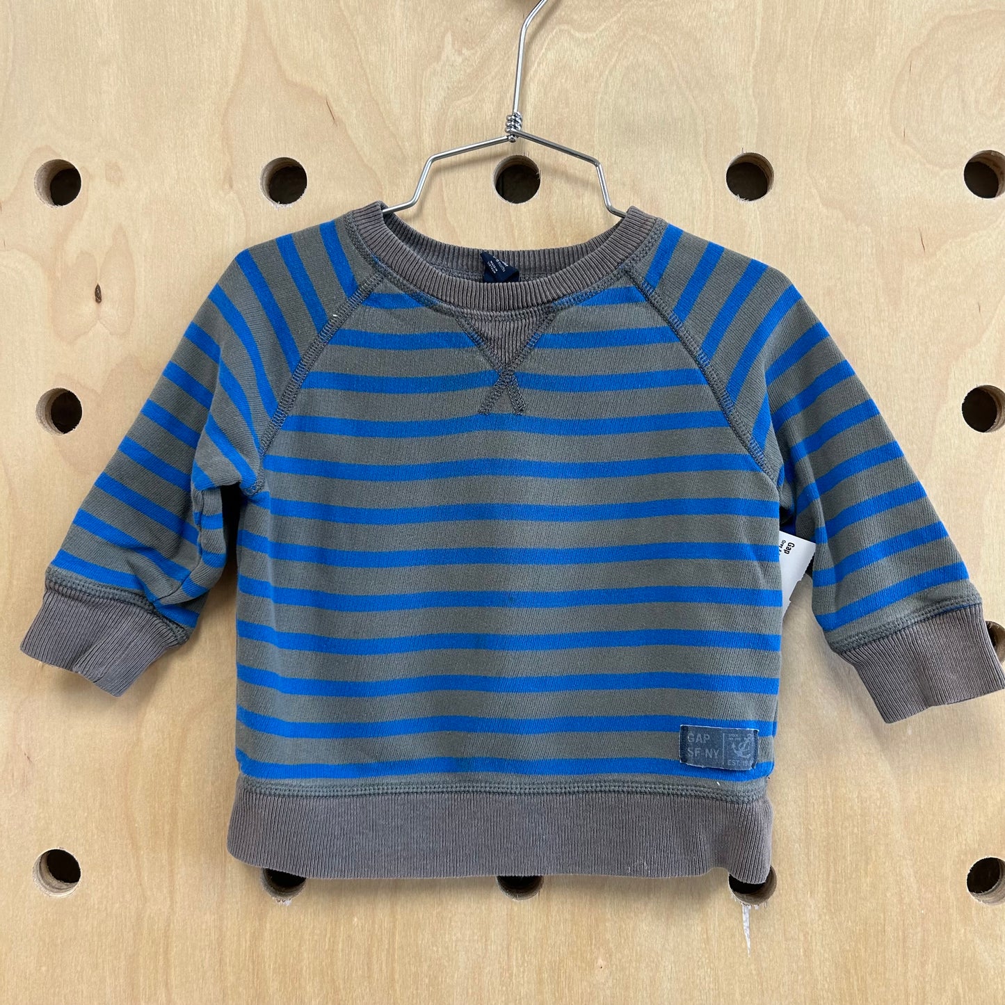 Grey & Blue Sweatshirt