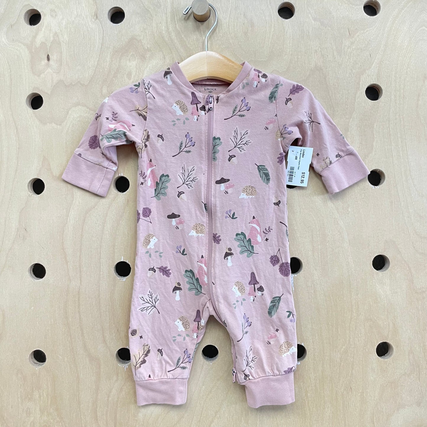 Pink Woodland Organic Zippy