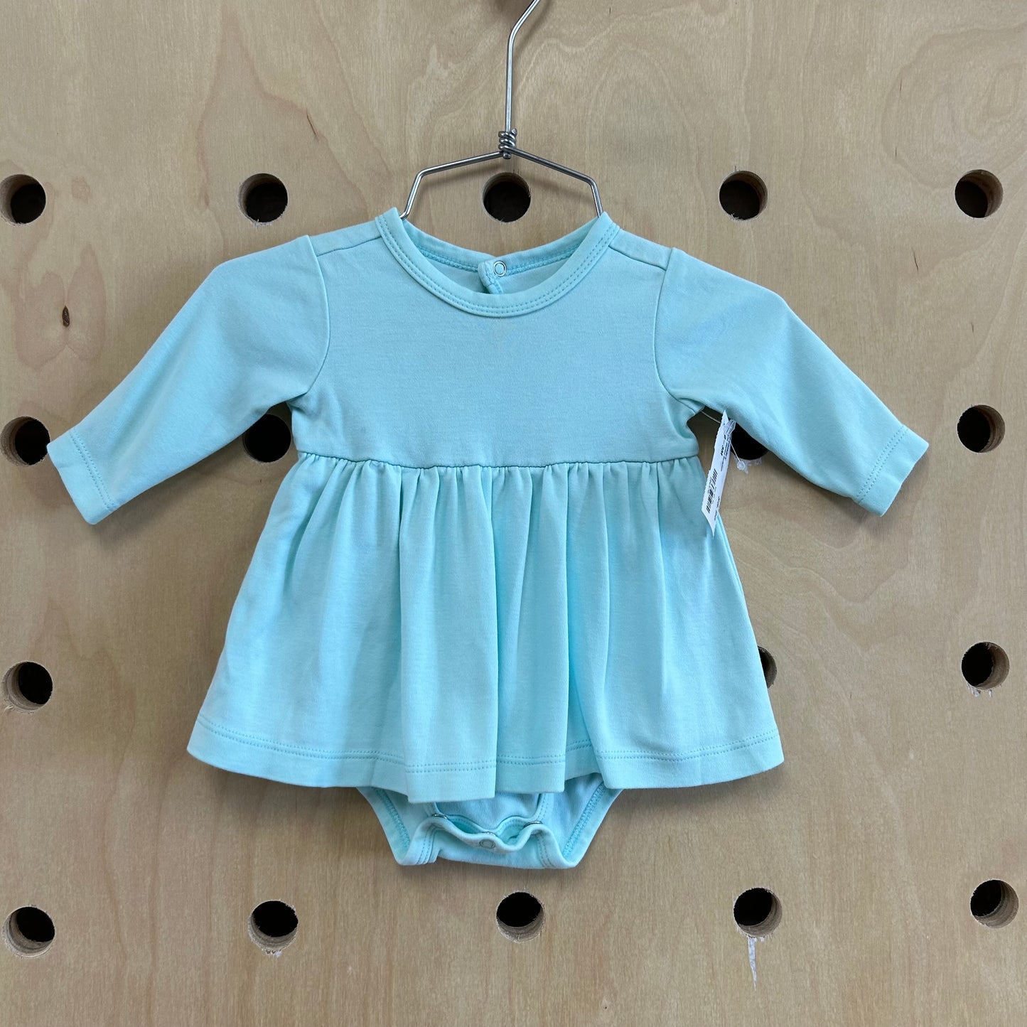 Blue Skirted Bodysuit