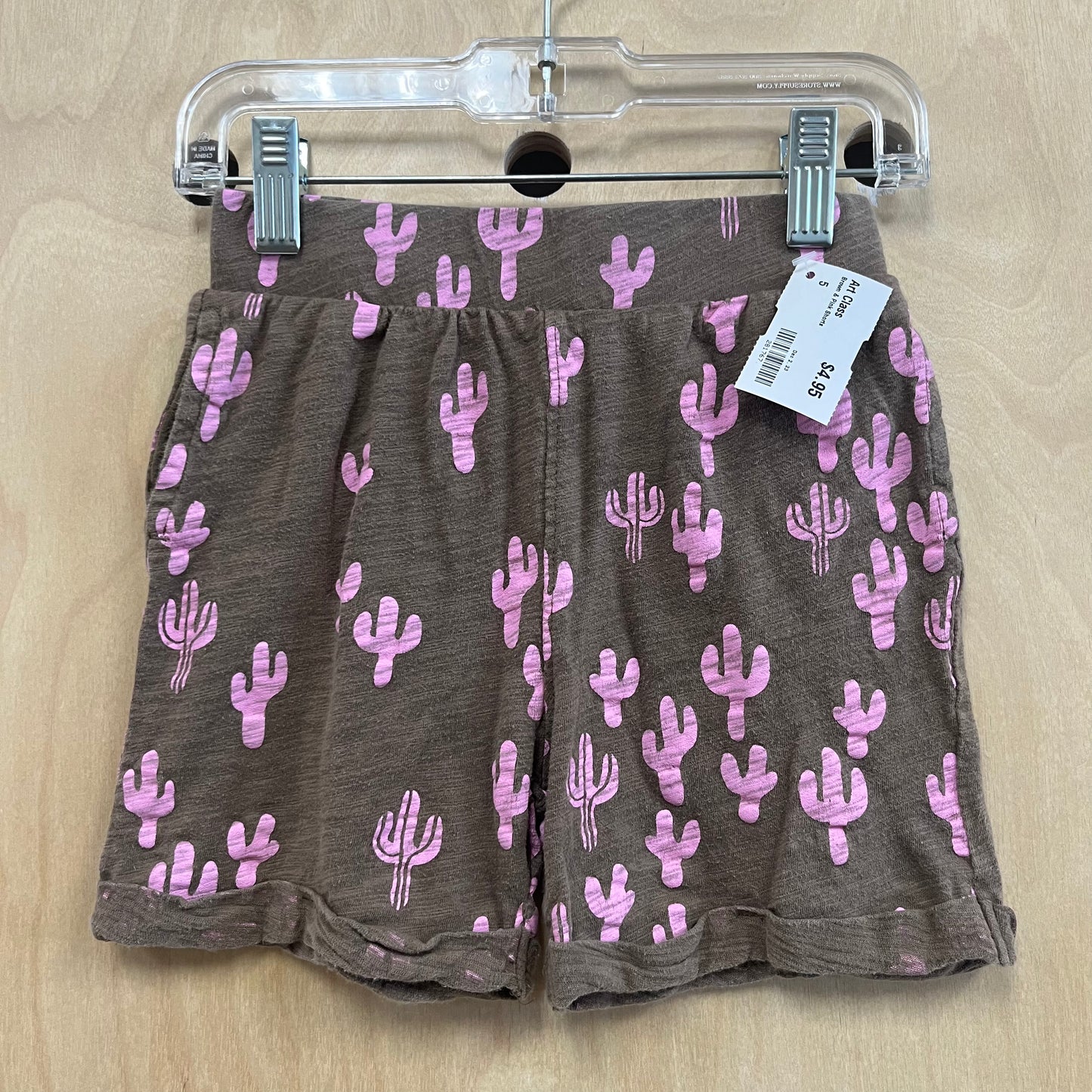 Brown & Pink Shorts