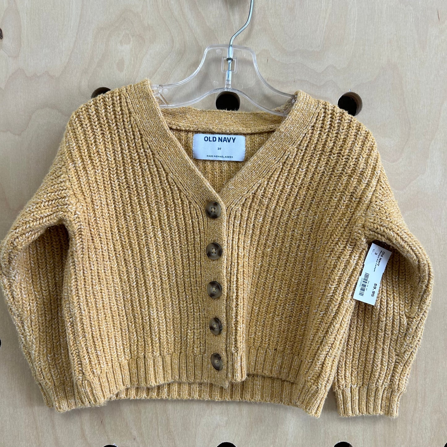 Mustard Knit Cardigan