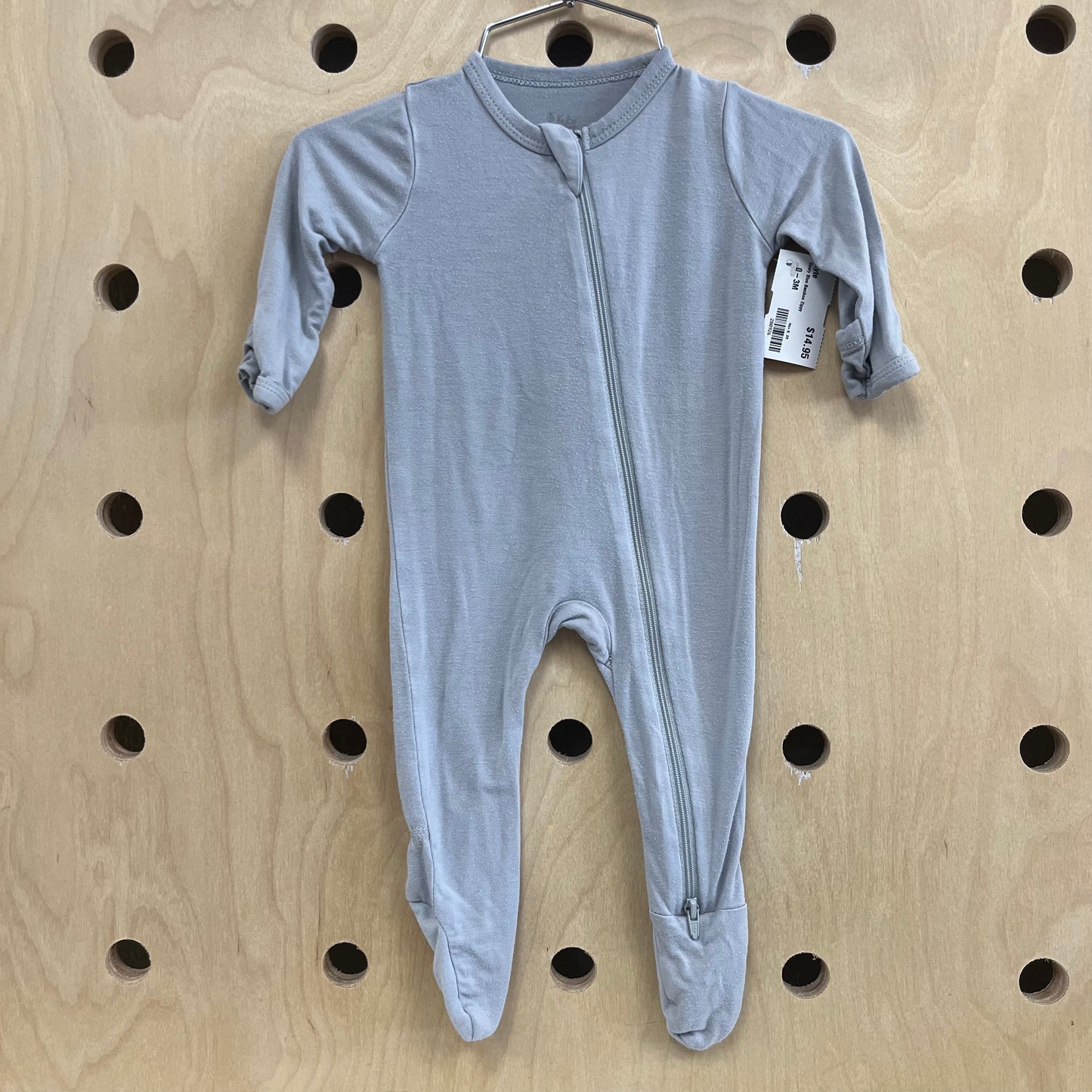 Dusty Blue Bamboo Zippy