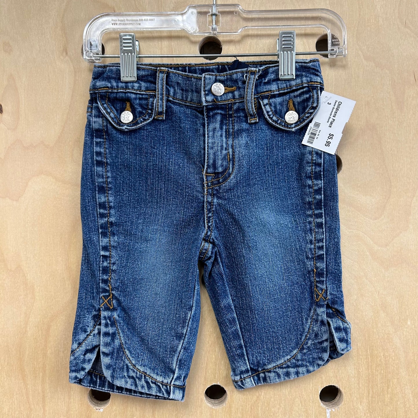 Denim Bermuda Shorts