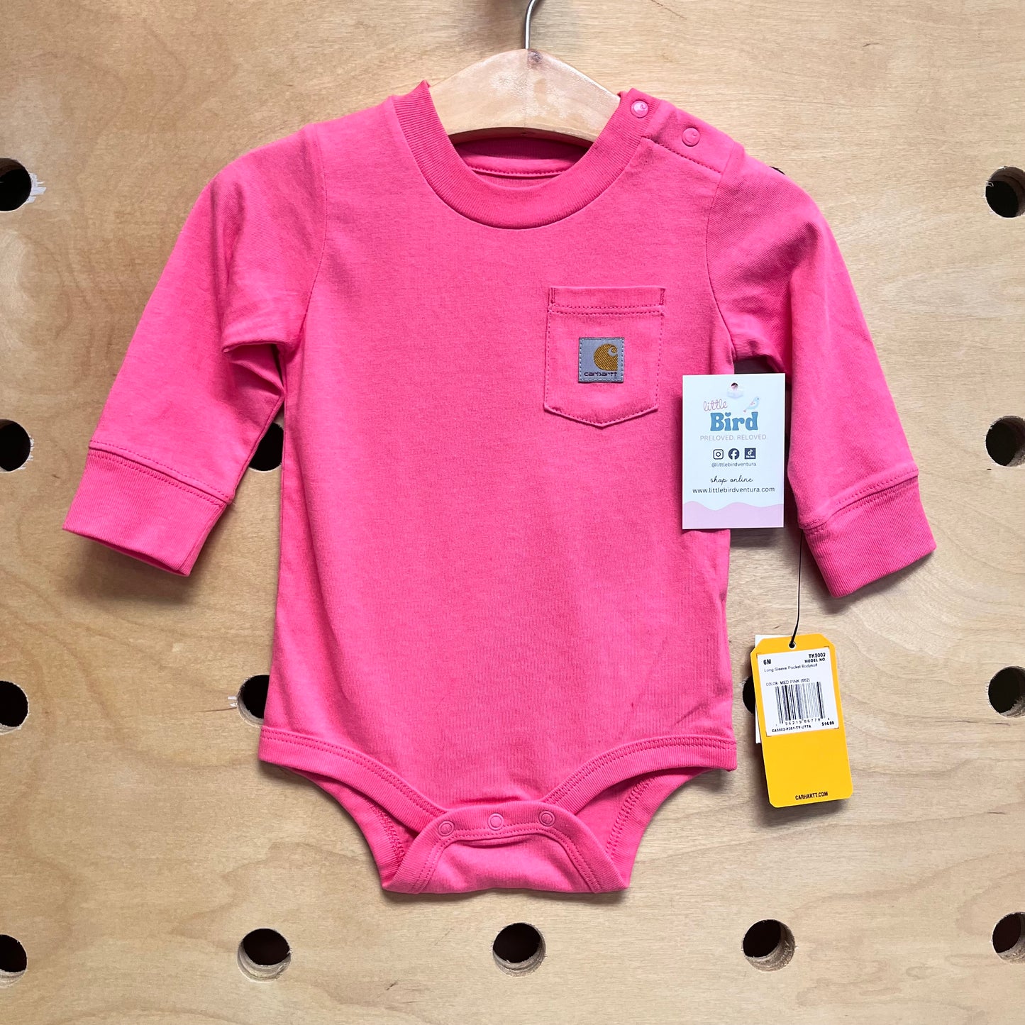 Pink Logo Pocket Bodysuit NEW!