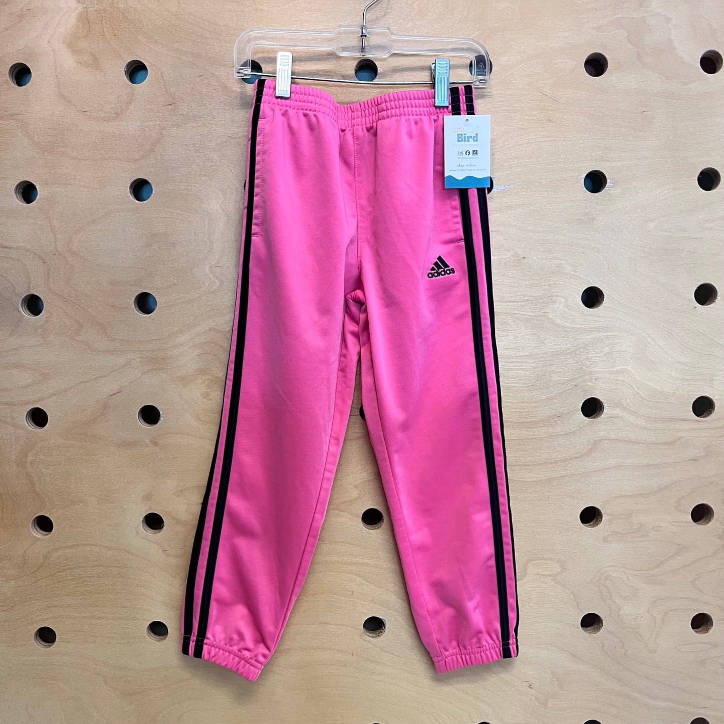 Hot Pink Embroidered Logo Joggers