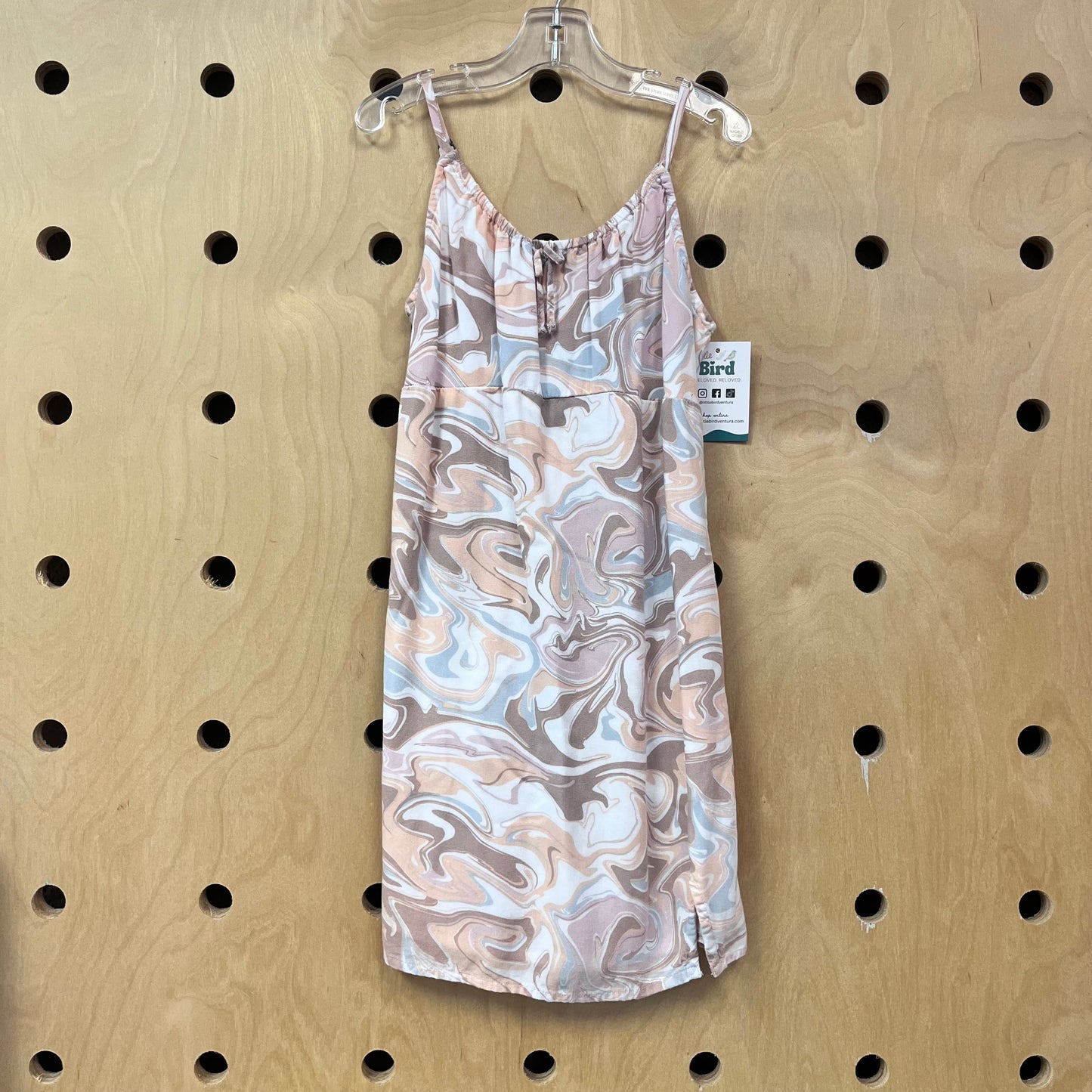 Neutral Swirls Dress
