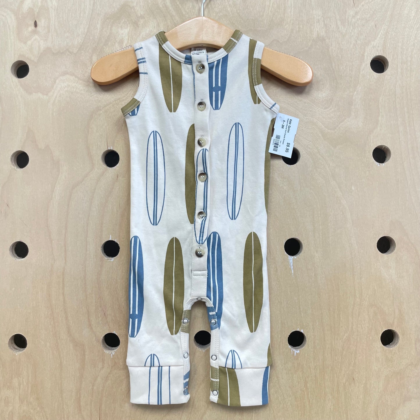 Organic Neutral Surf Boards Romper