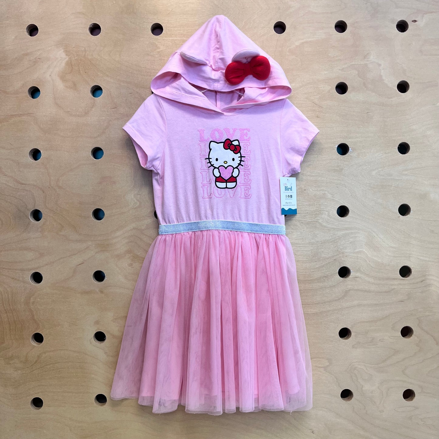 Pink Hooded Hello Kitty Tulle Dress