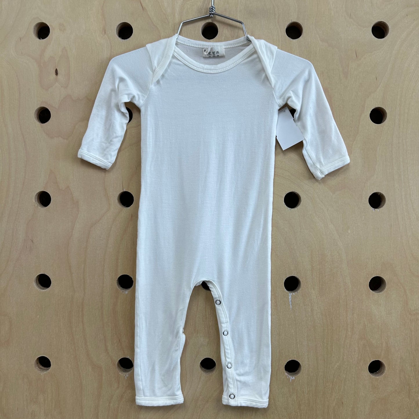 White Bamboo Romper
