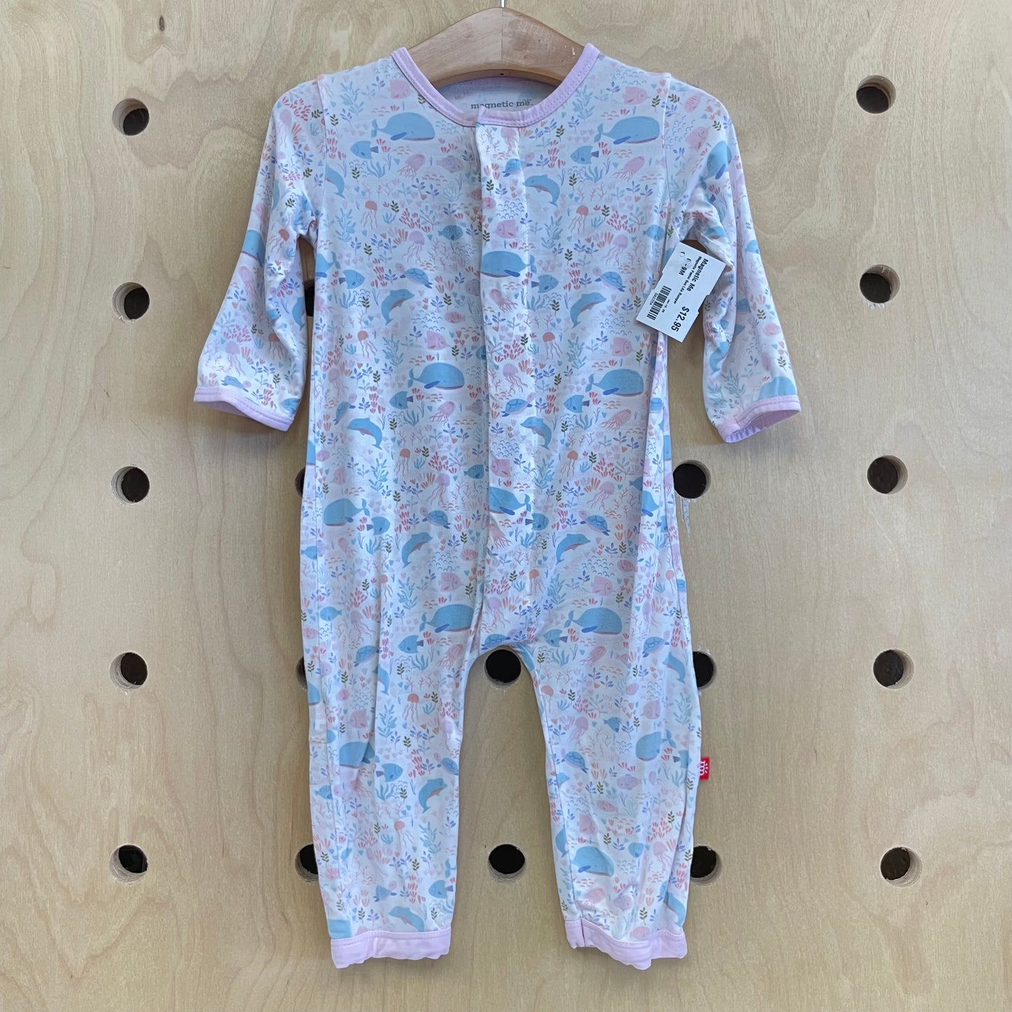 Magnetic Pastel Sea Life Romper