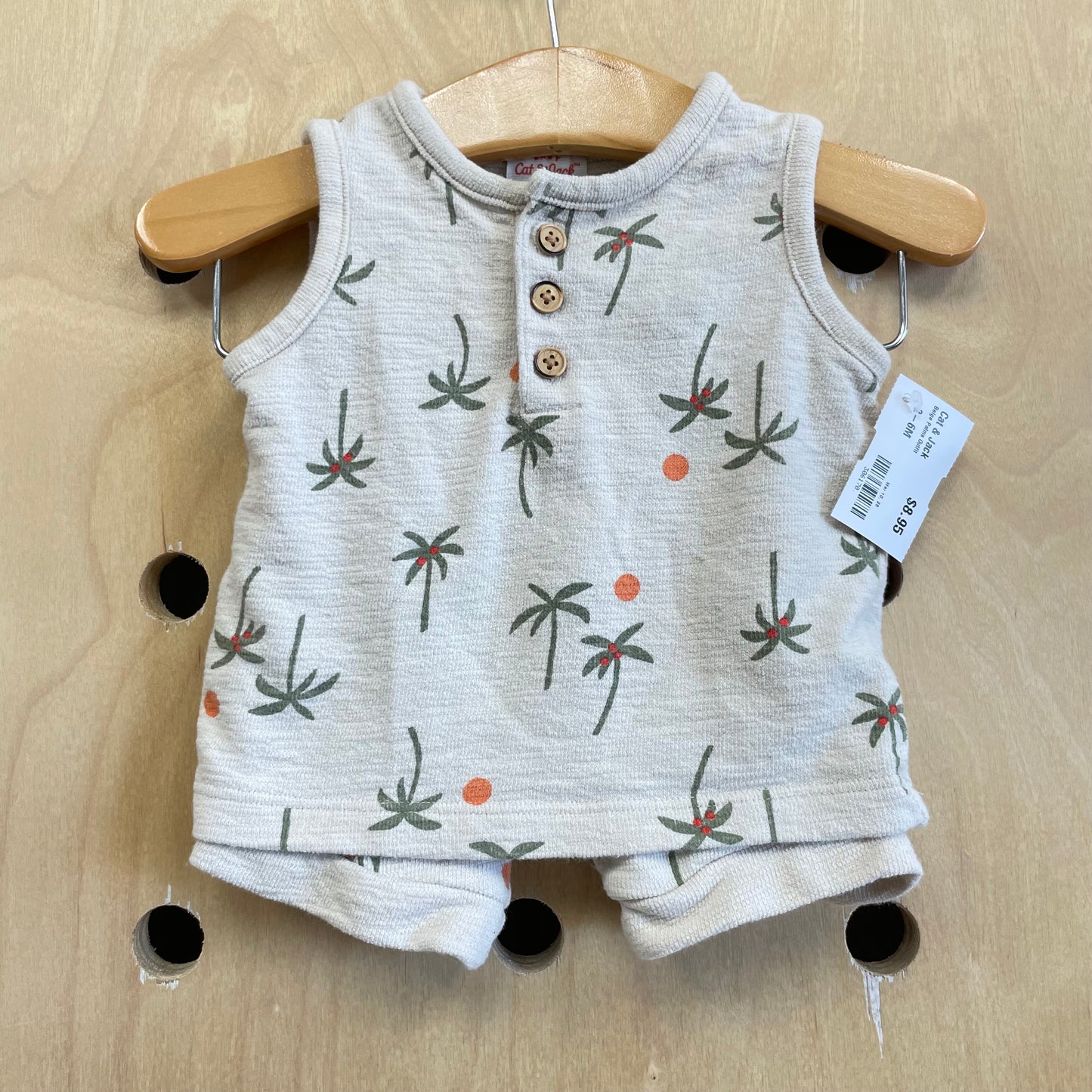 Beige Palms Outfit