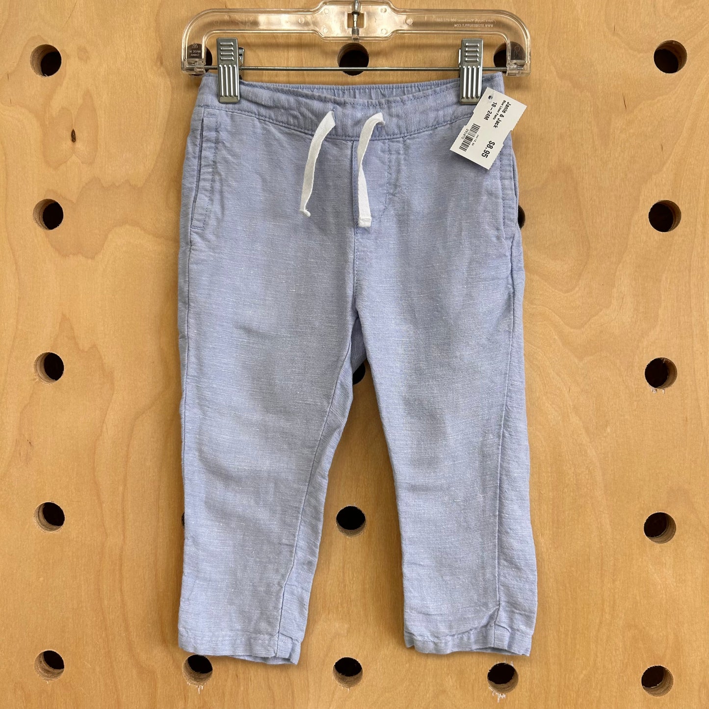 Blue Linen Pants