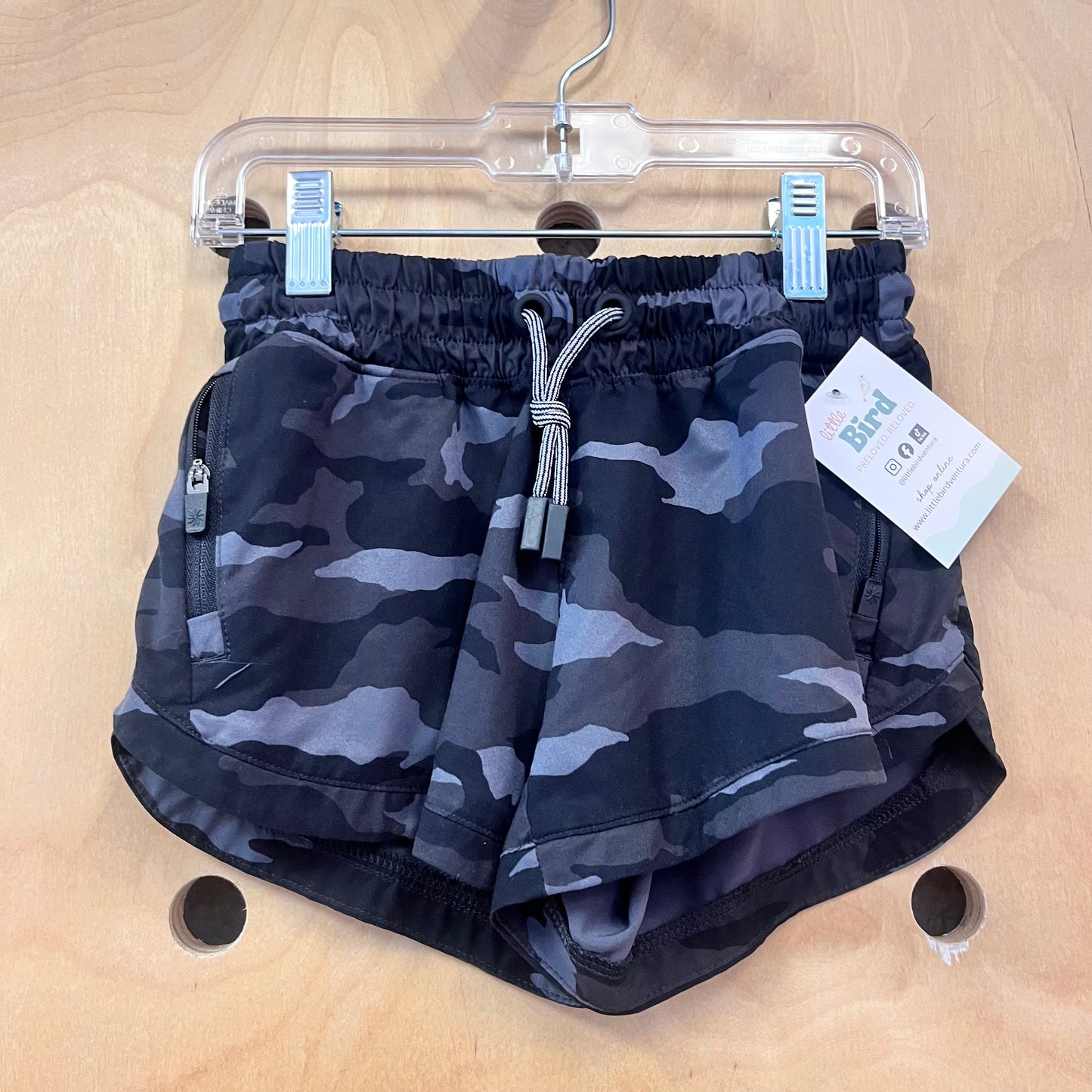 Black Camo Active Shorts