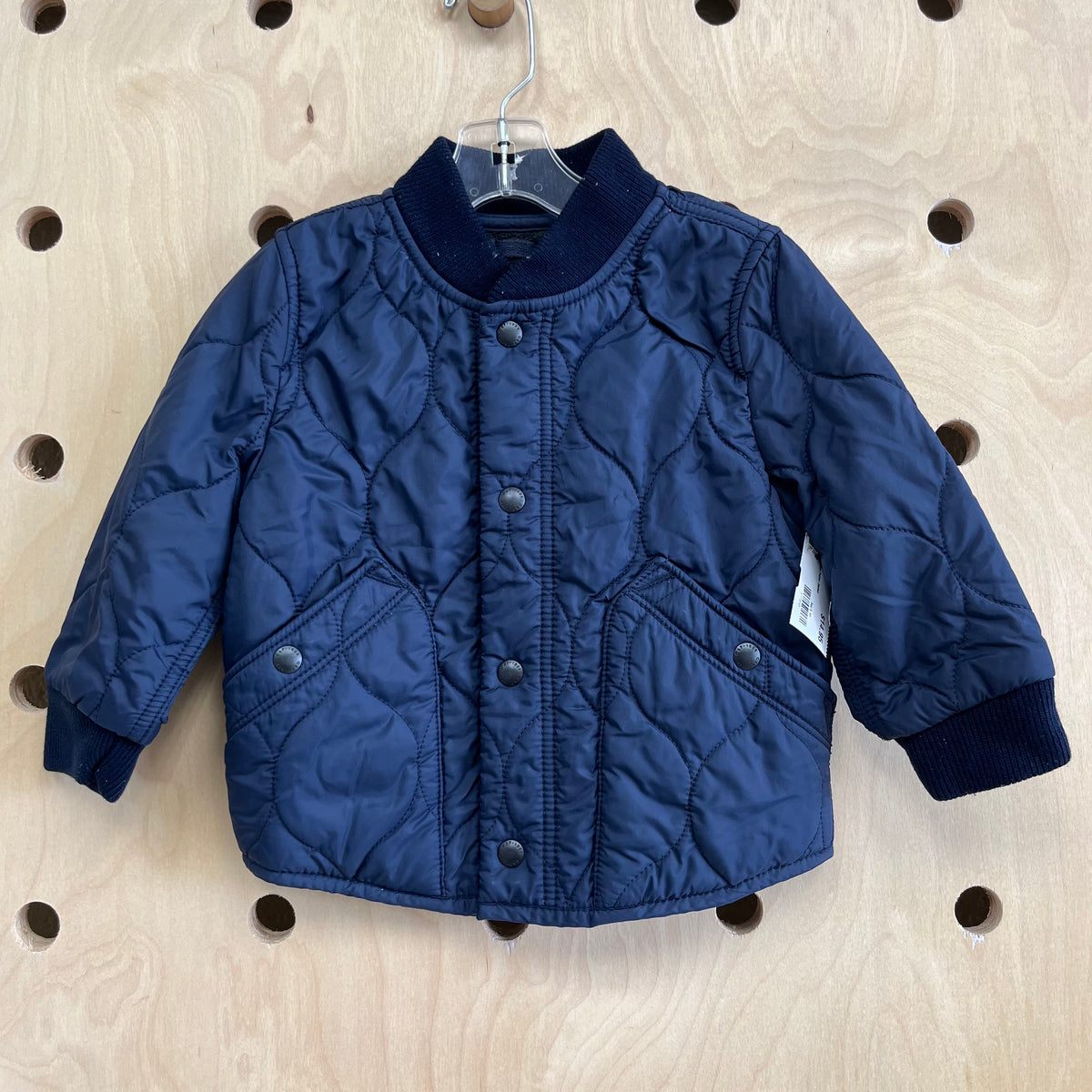Navy Blue Puffer Jacket