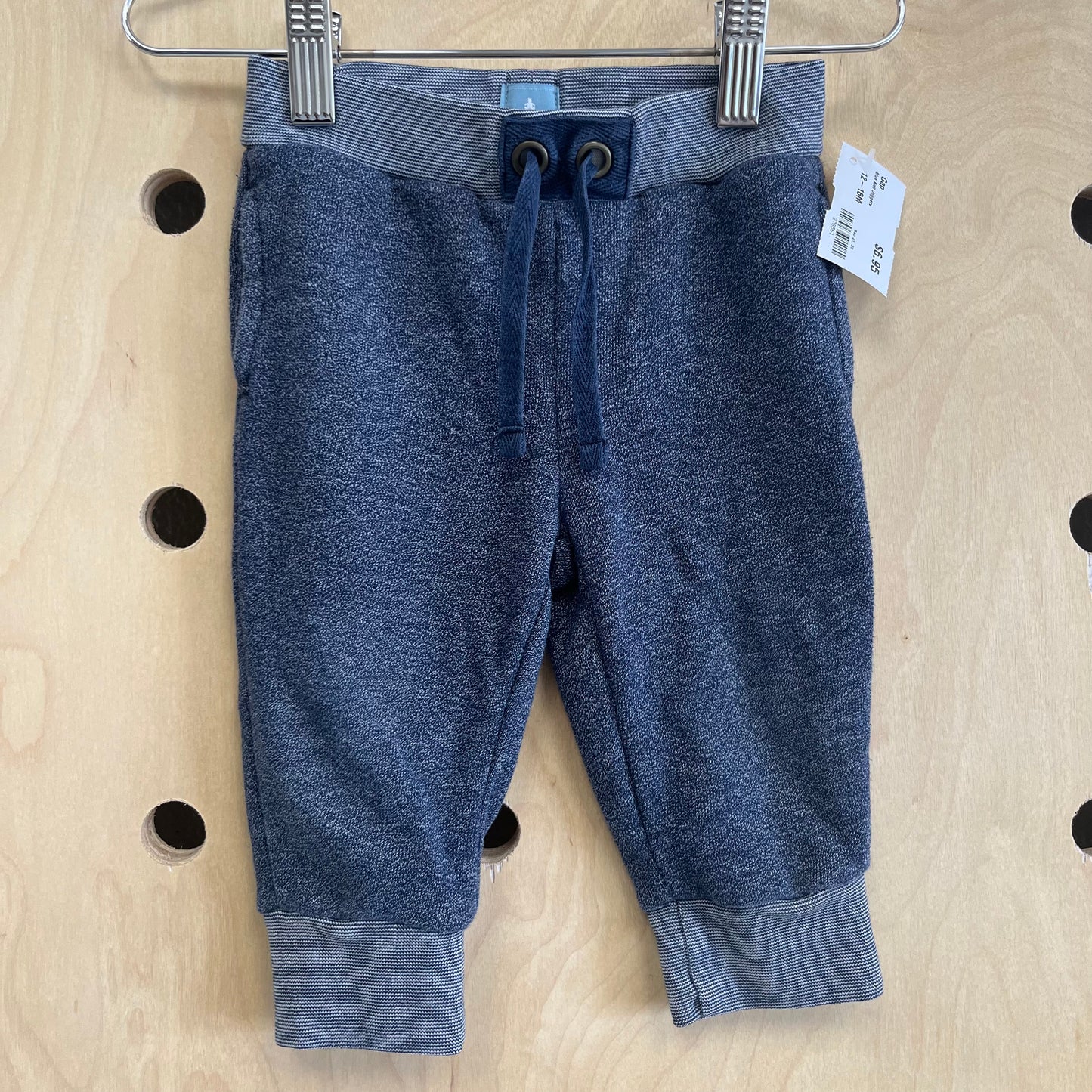 Blue Knit Joggers
