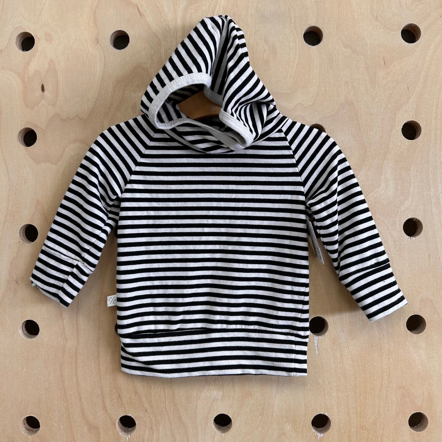 Black Striped Pullover