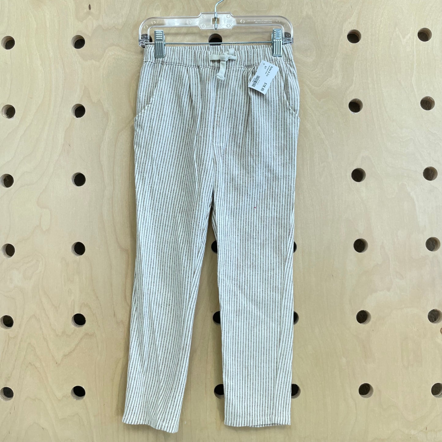 Tan Striped Pants
