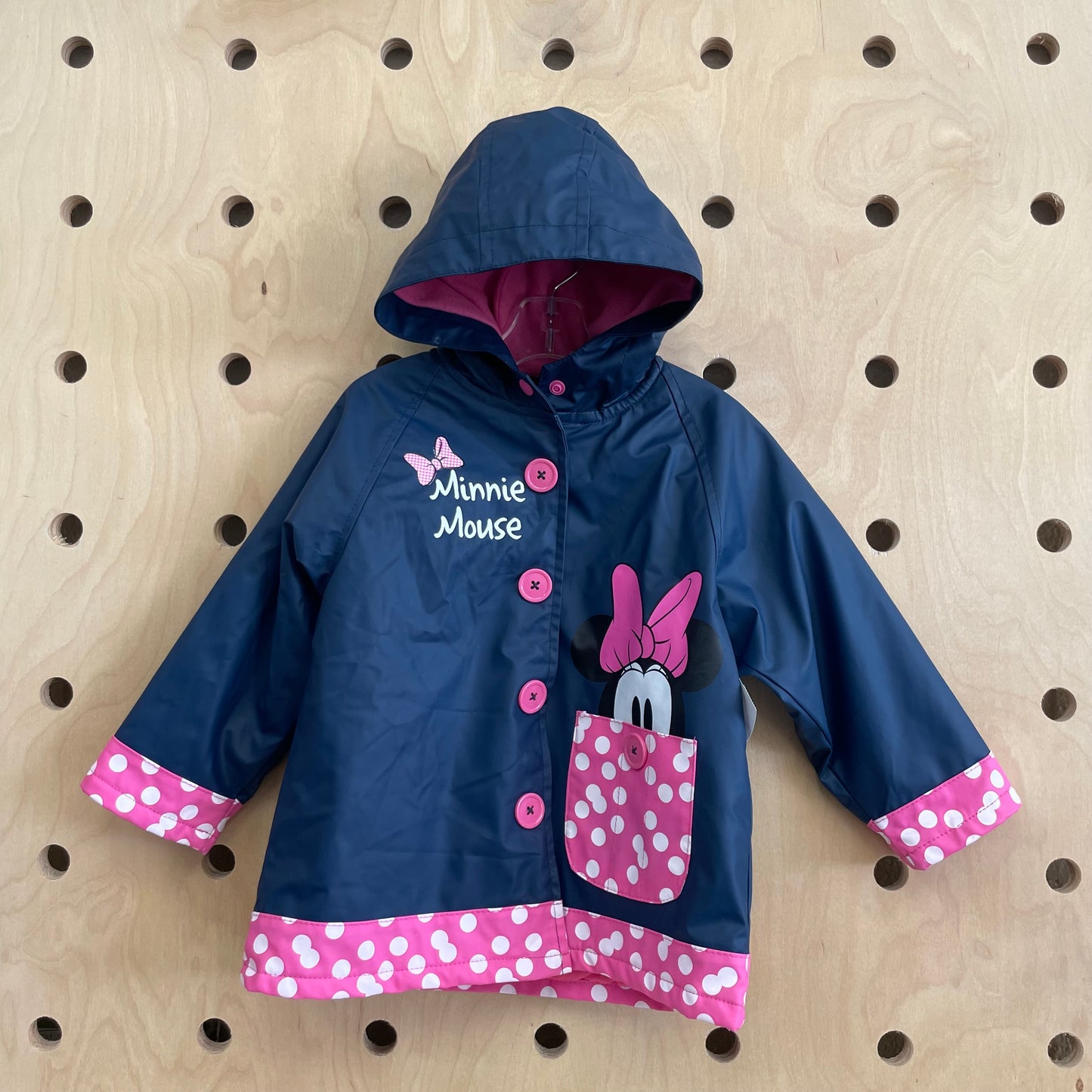 Fleece Lined Minnie Rain Coat