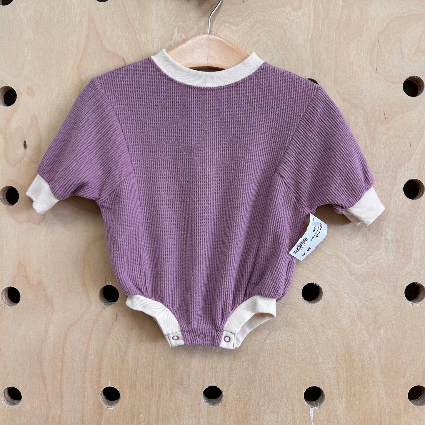 Lavender Waffle Bodysuit