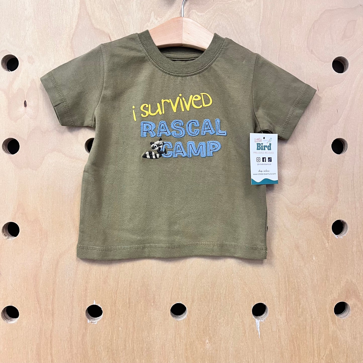 Green Rascal Camp Tee NEW!