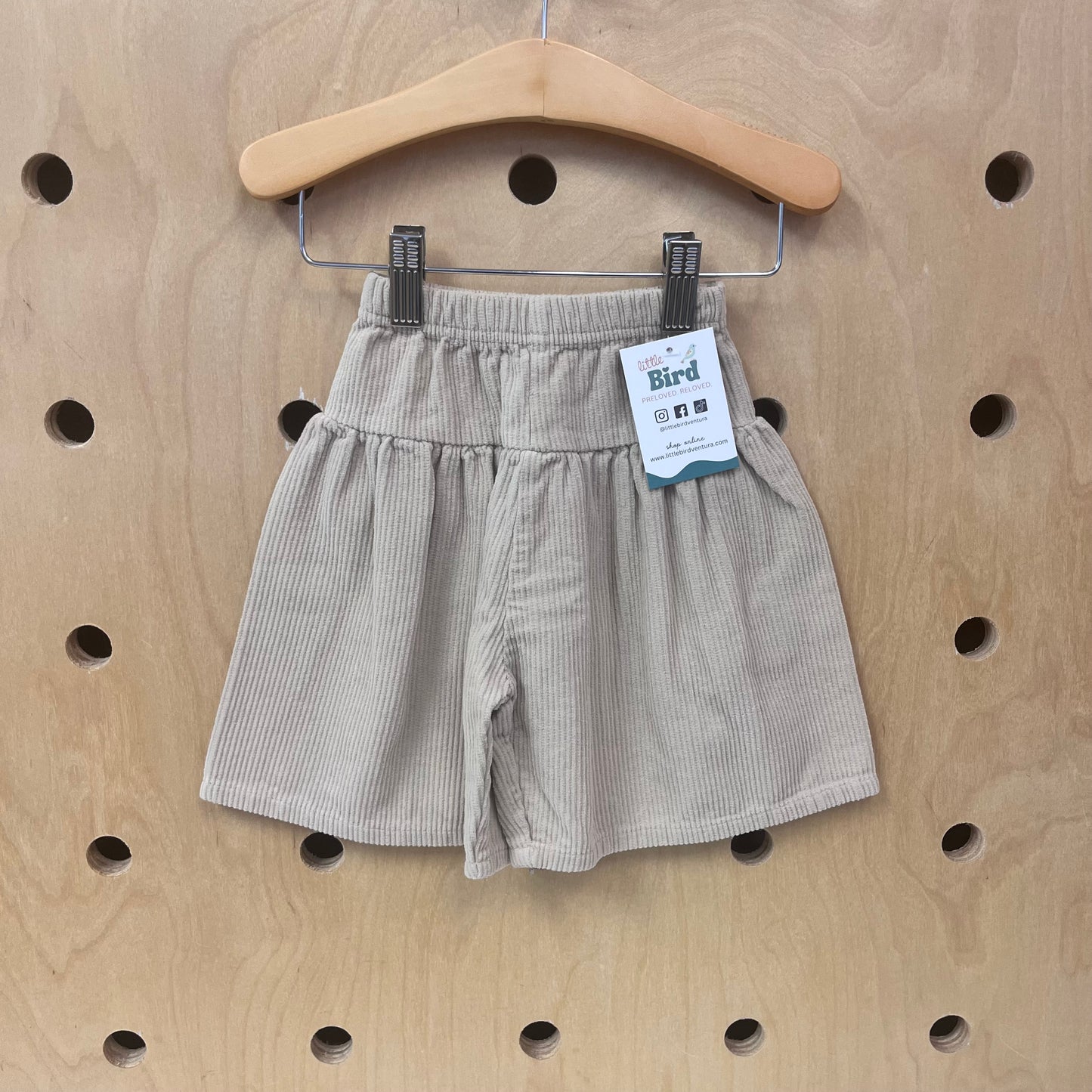 Oatmeal Cord Culottes NEW!