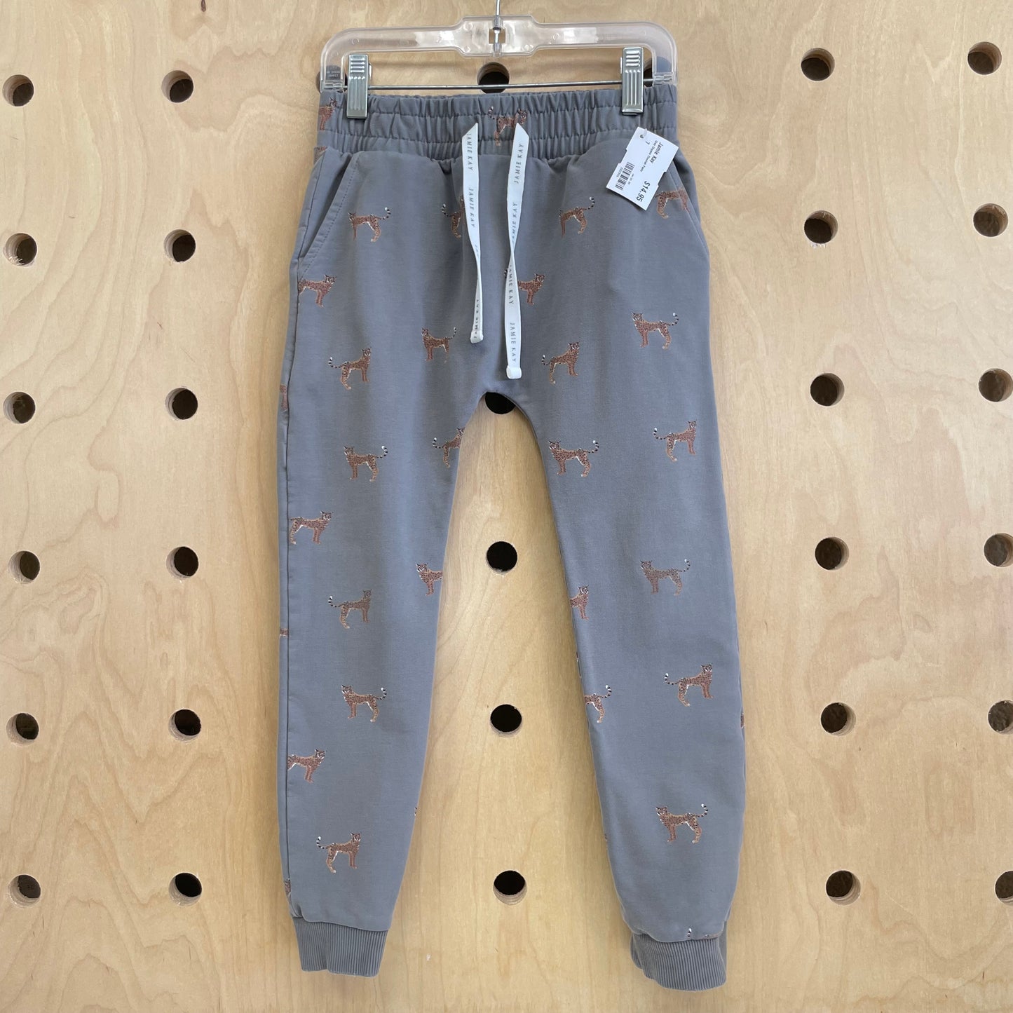 Grey Organic Cheetah Pants