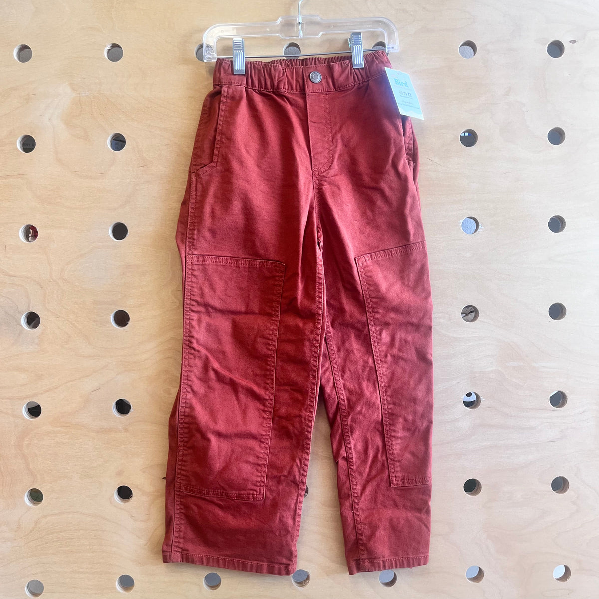 Rust Elastic Waist Pants